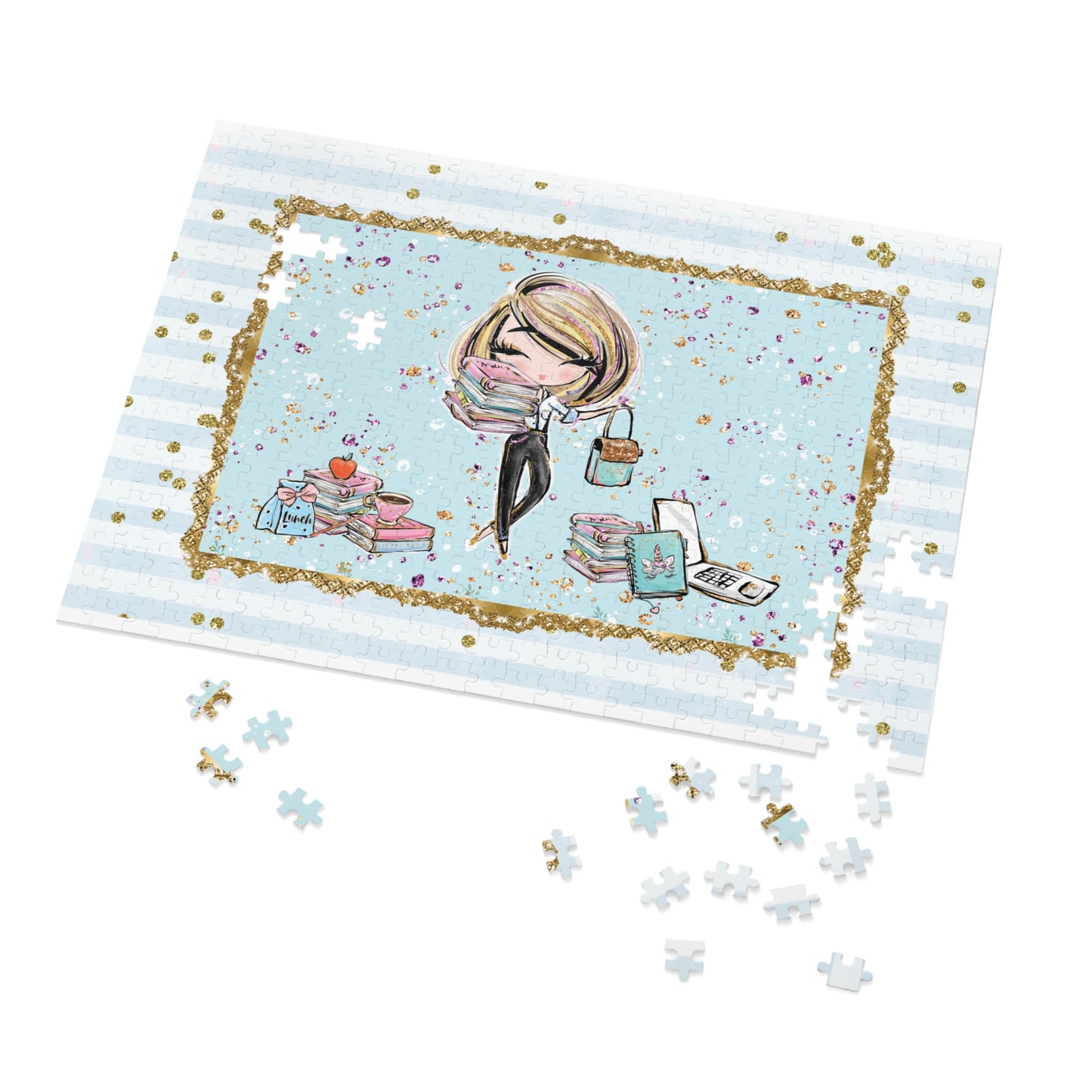 Jigsaw Puzzle, Teacher, Personalised/Non-Personalised (30, 110, 252, 500,1000-Piece)