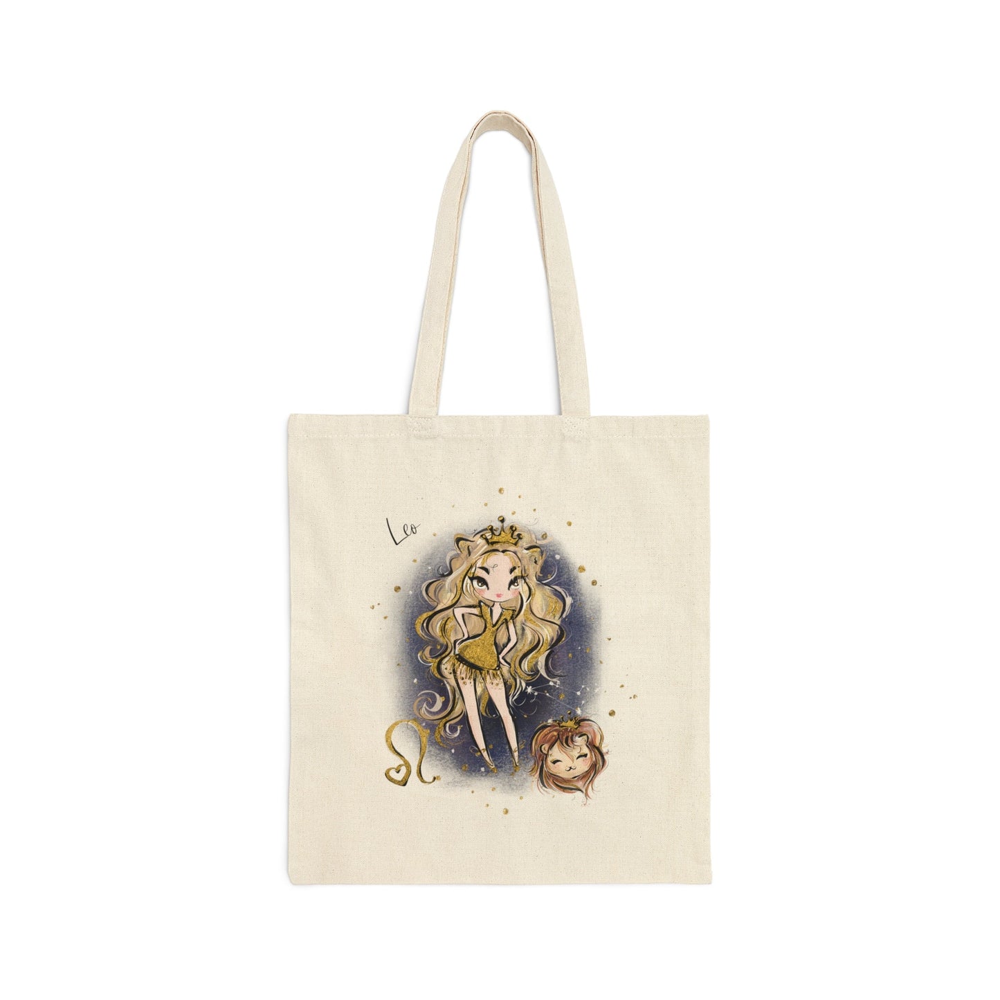 Canvas Tote Bag, Zodiac, Leo