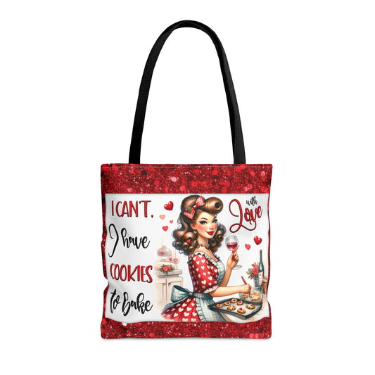 Tote Bag, Retro, I can't I have Cookies to Bake