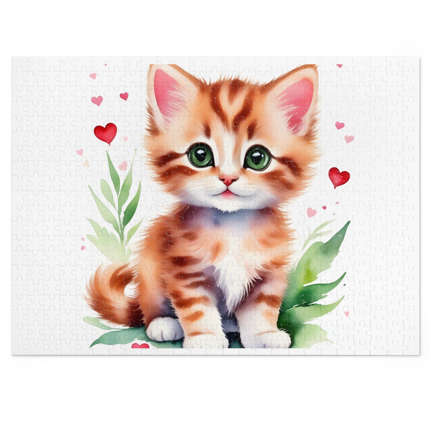 Jigsaw Puzzle, Cat, Personalised/Non-Personalised (30, 110, 252, 500,1000-Piece)