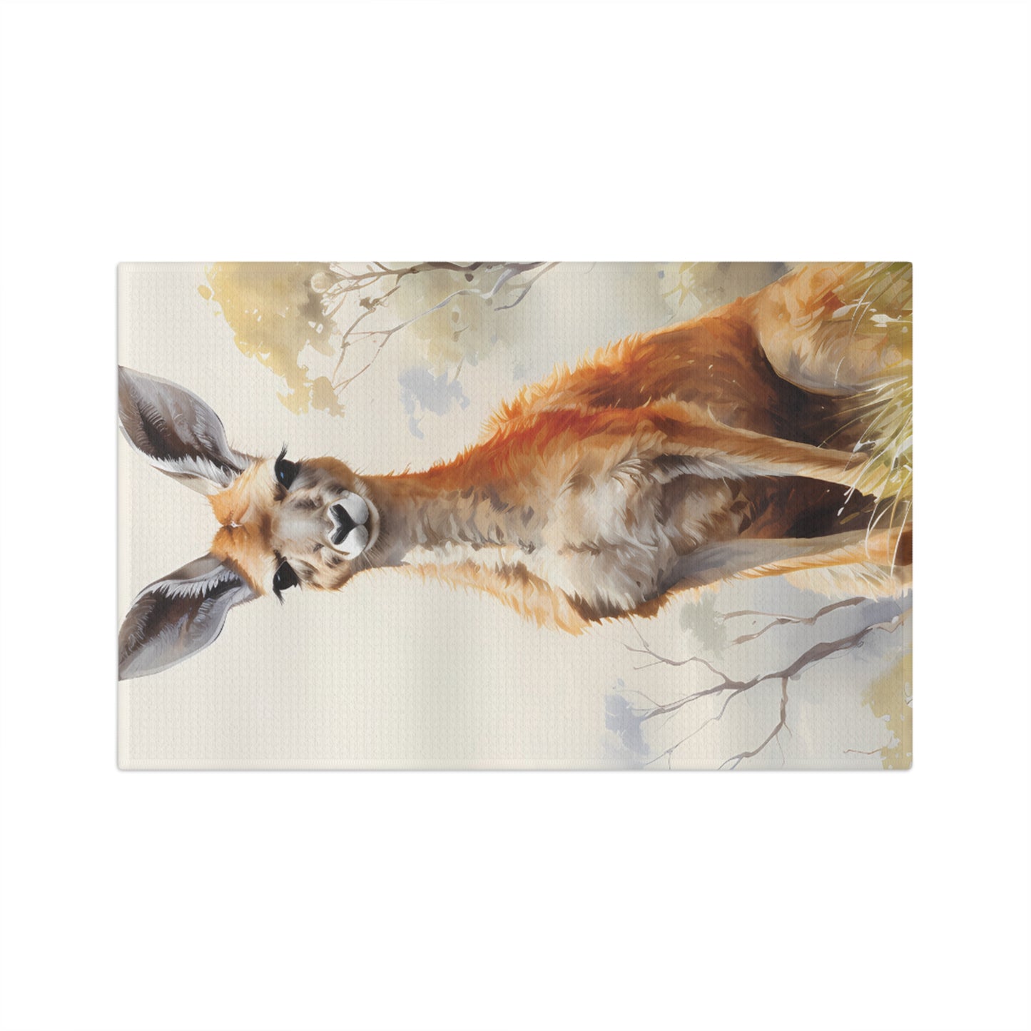 Microfiber Tea Towel, Australian Animals, Kangaroo