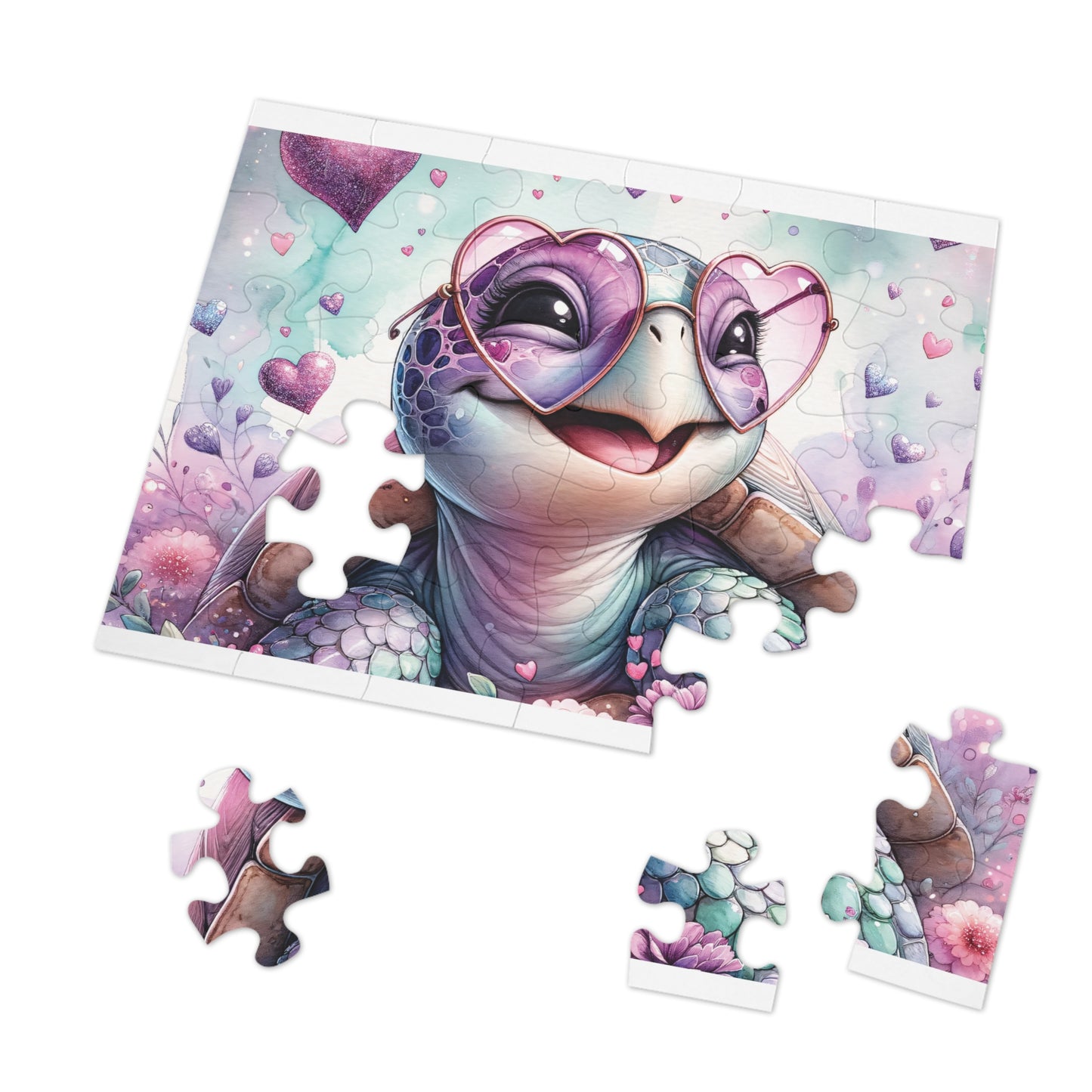 Puzzle, Turtle, Personalised/Non-Personalised (30, 110, 252, 500,1000-Piece) awd-659