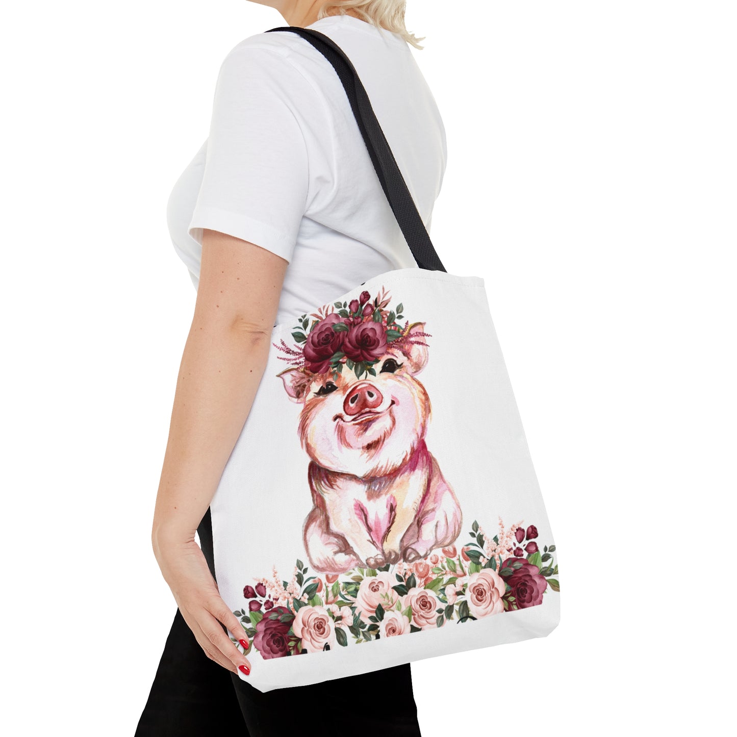 Tote Bag, Pigs, Personalised/Non-Personalised Tote bag