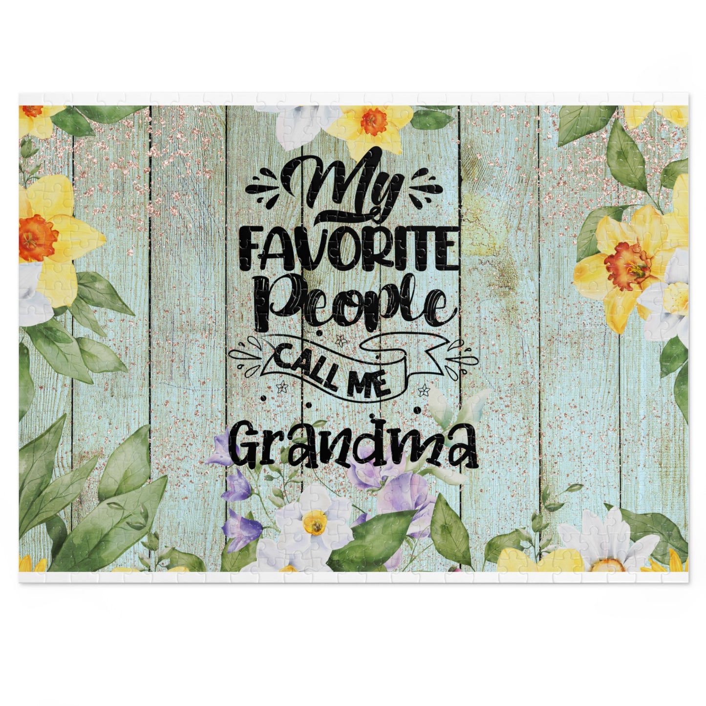 Jigsaw Puzzle, My Favorite People call me Grandma, Personalised/Non-Personalised (30, 110, 252, 500,1000-Piece)