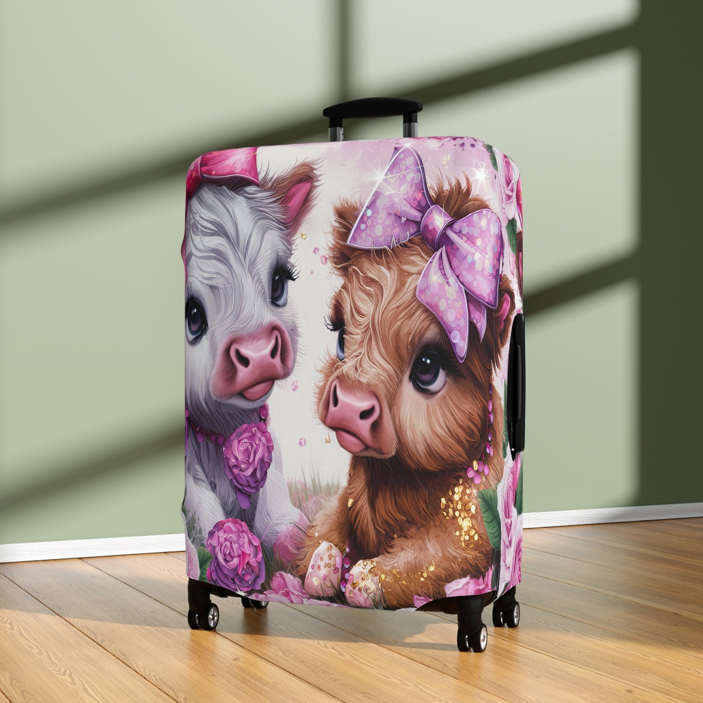 Luggage Cover, Highland Cows, awd-1685