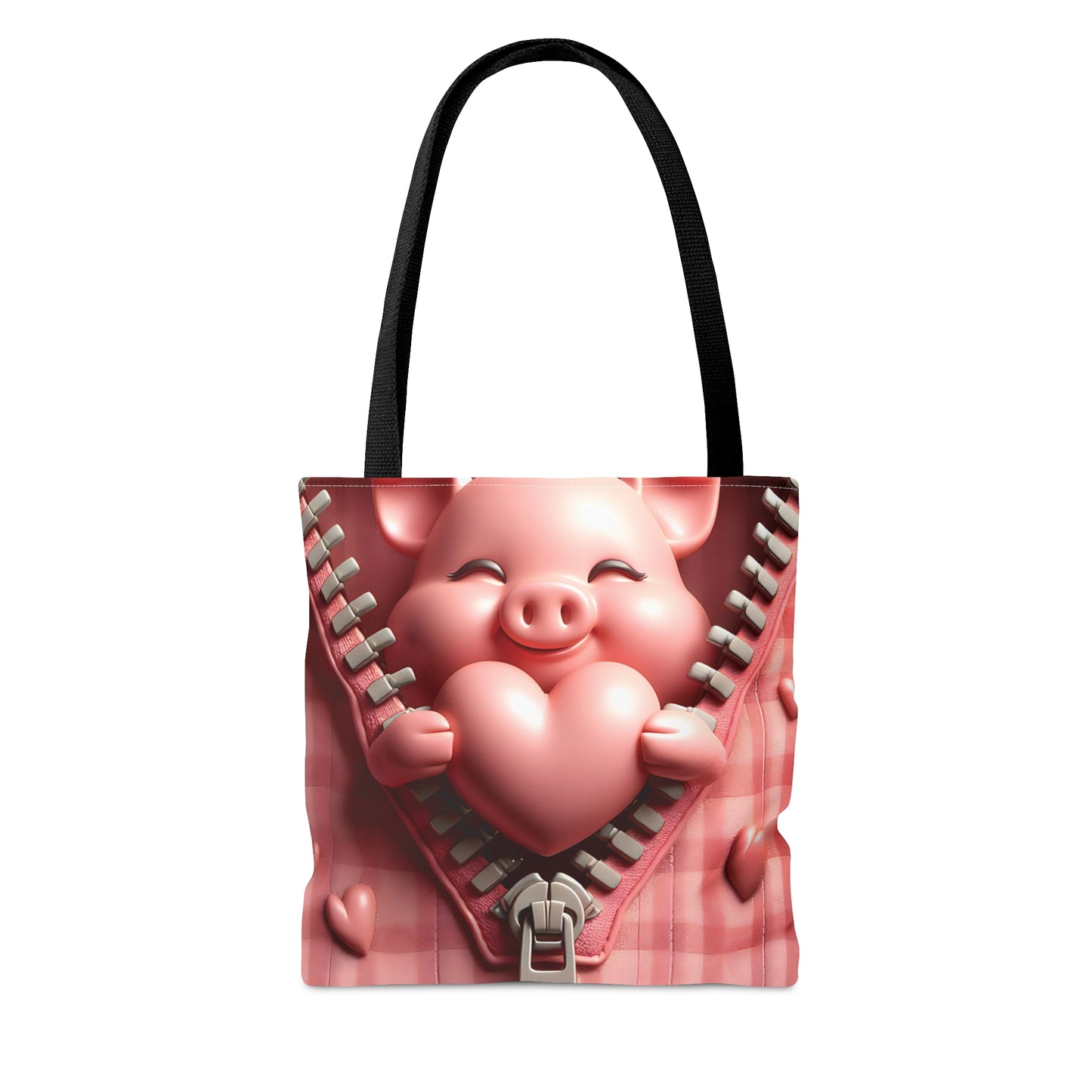 Tote Bag, Pig, Personalised/Non-Personalised Tote bag