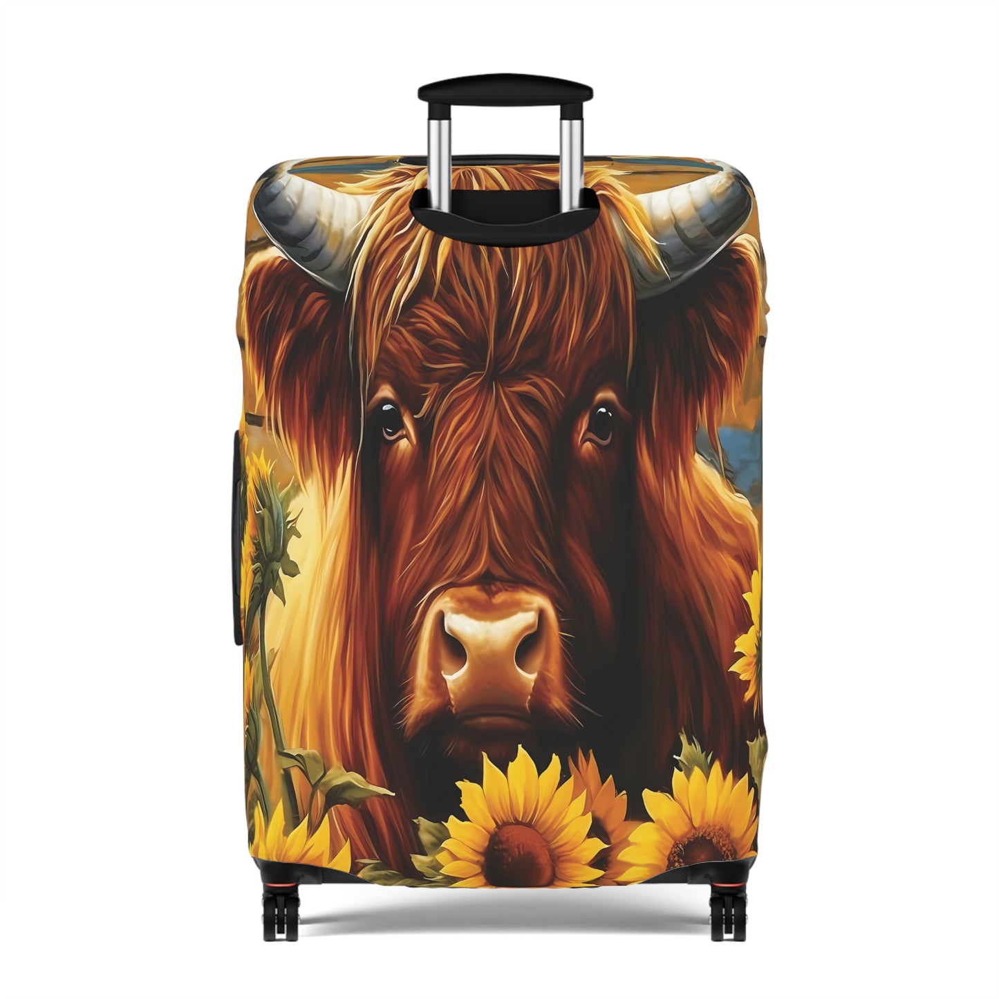 Luggage Cover, Highland Cow, awd-033