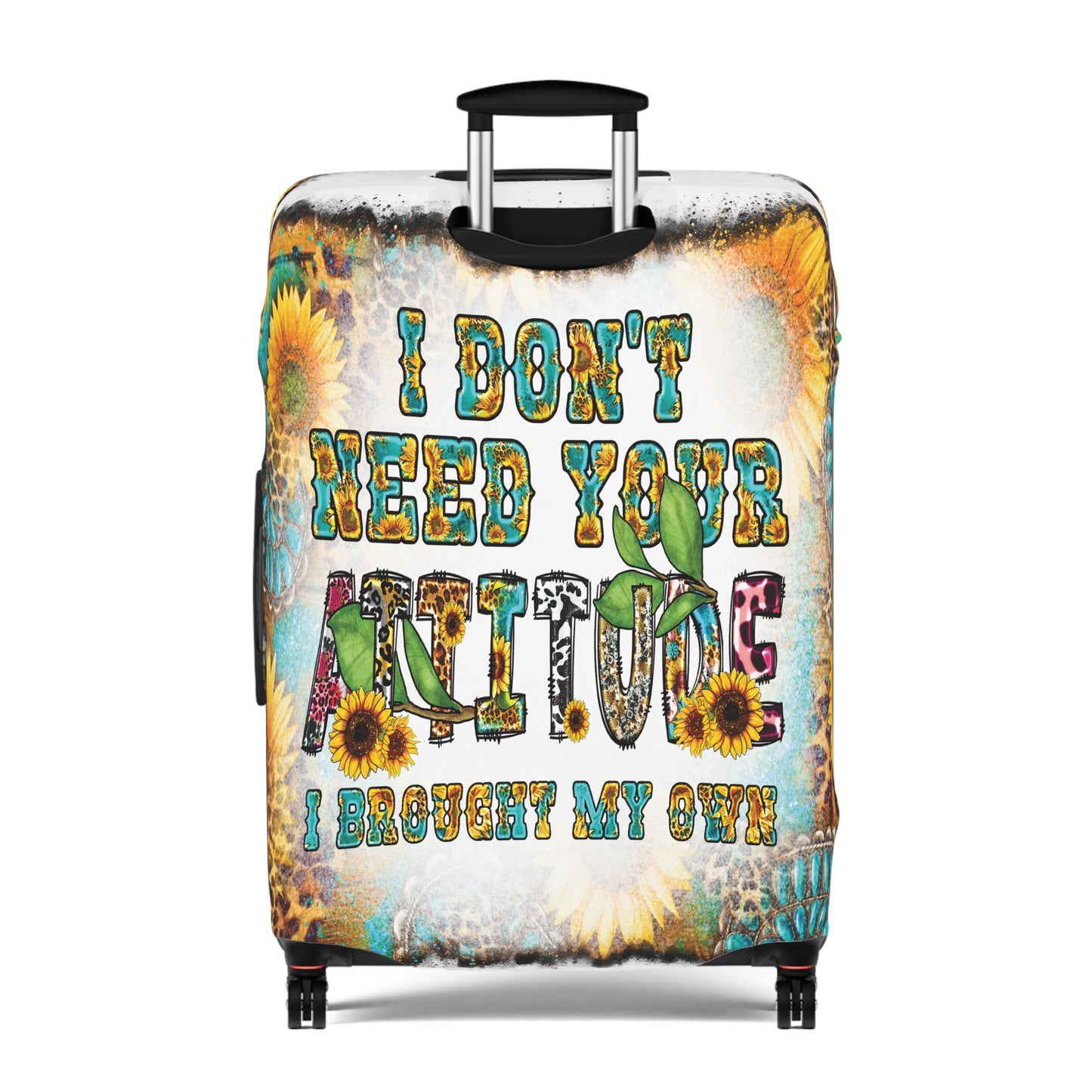 Luggage Cover, Country and Western, I Don't need your Attitude, awd-1033