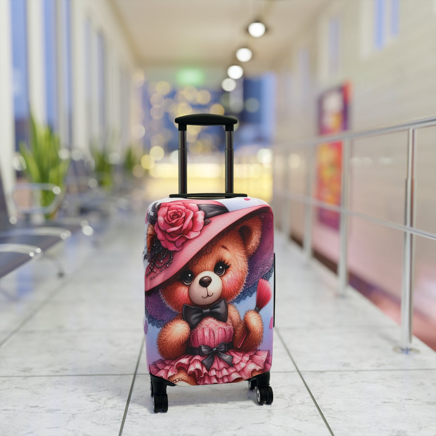 Luggage Cover, Teddy Bear, awd-3037