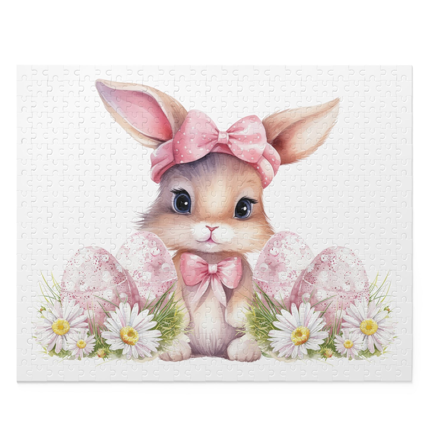 Personalised/Non-Personalised Puzzle, Easter Bunny (120, 252, 500-Piece)