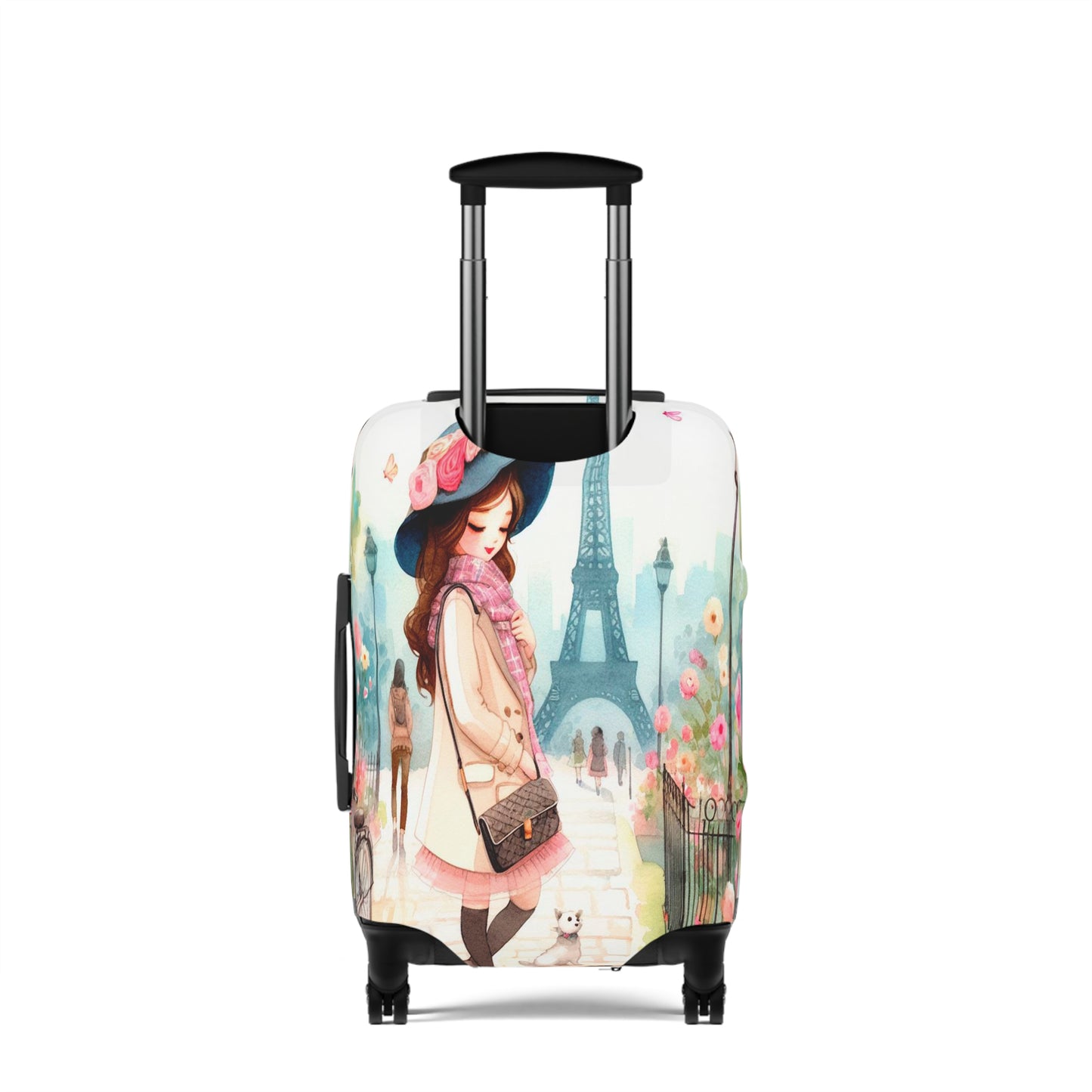 Luggage Cover, Just a Girl Who loves Travelling, awd-2108