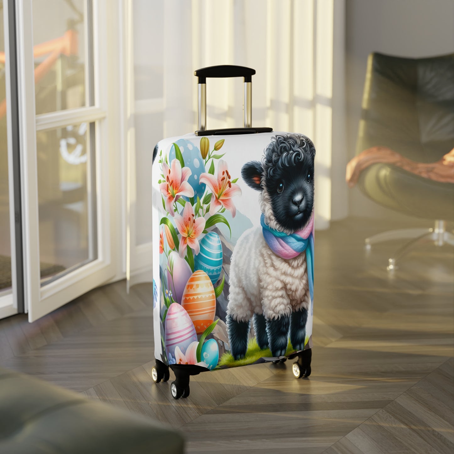 Luggage Cover, Easter, Lamb, awd-1625