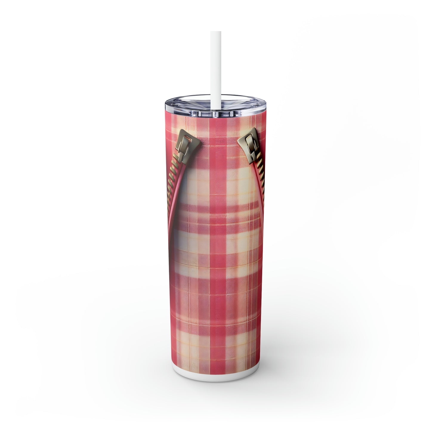 Skinny Tumbler with Straw, 20oz, Owl, Valentines Day