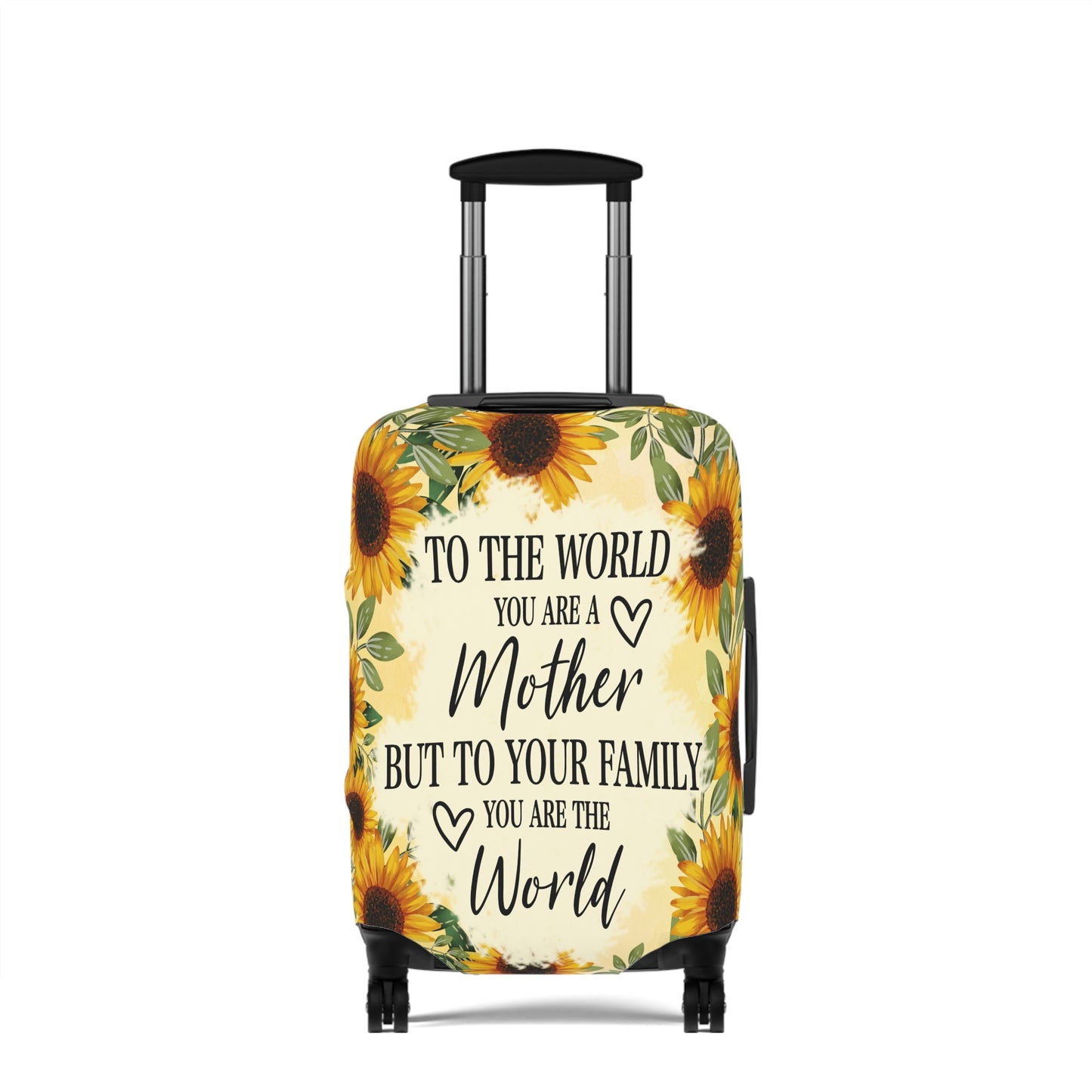 Luggage Cover, To the world you are a Mother but to your family you are the World, awd-527