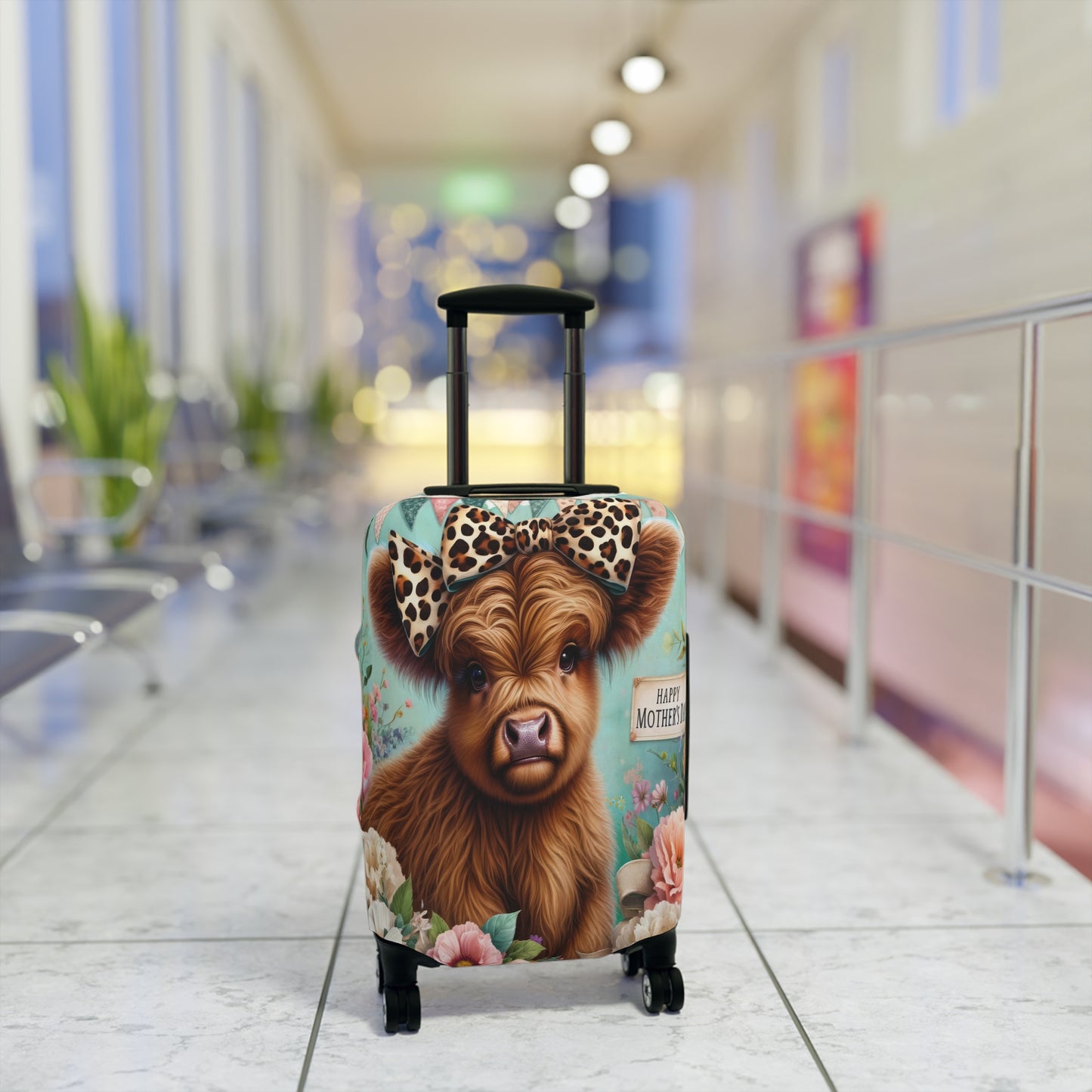 Luggage Cover, Highland Cow, awd-5004