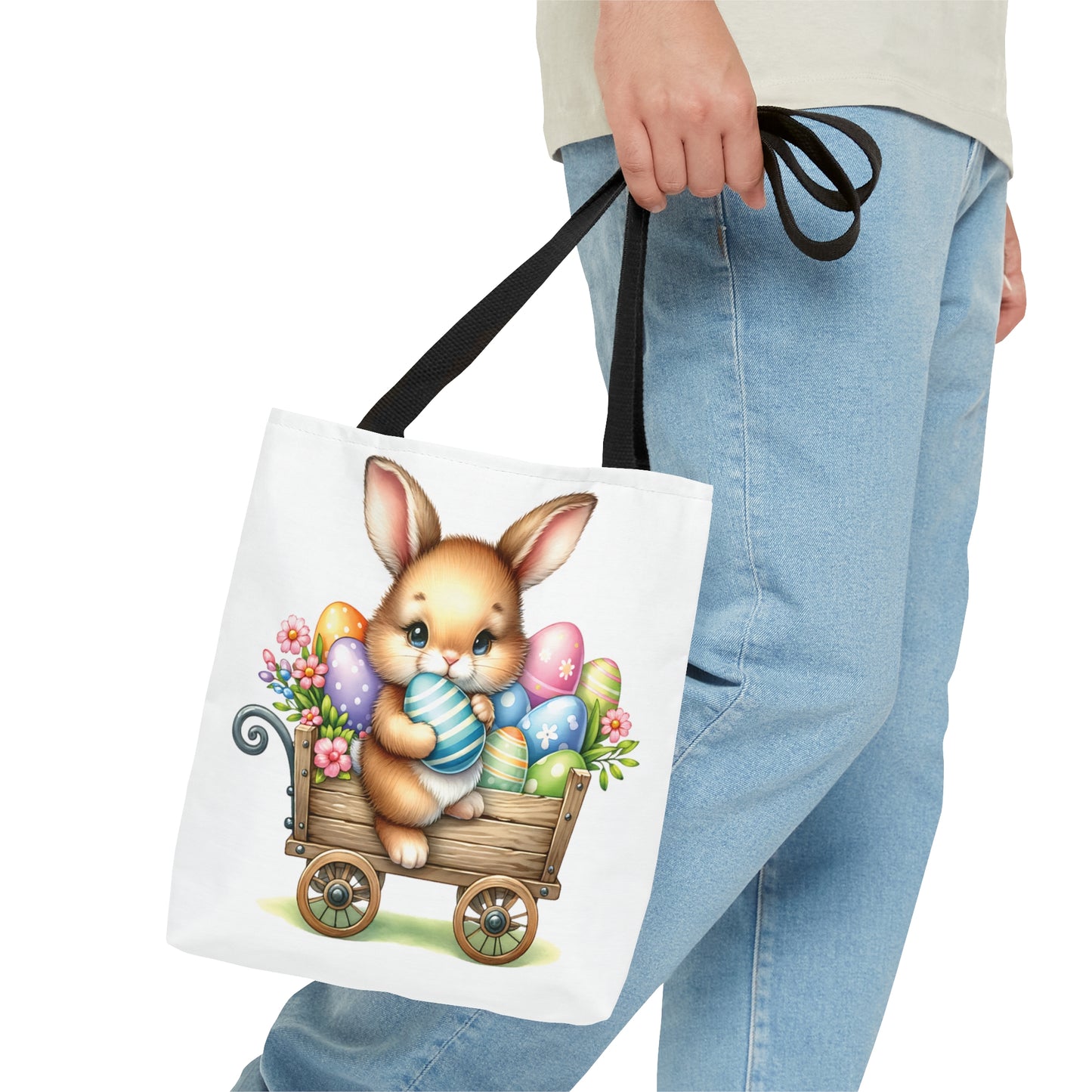 Tote Bag, Easter, Rabbit, Personalised/Non-Personalised Tote bag