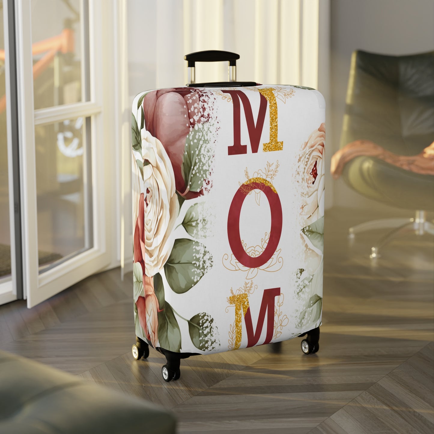 Luggage Cover, Floral, Mom, awd-528