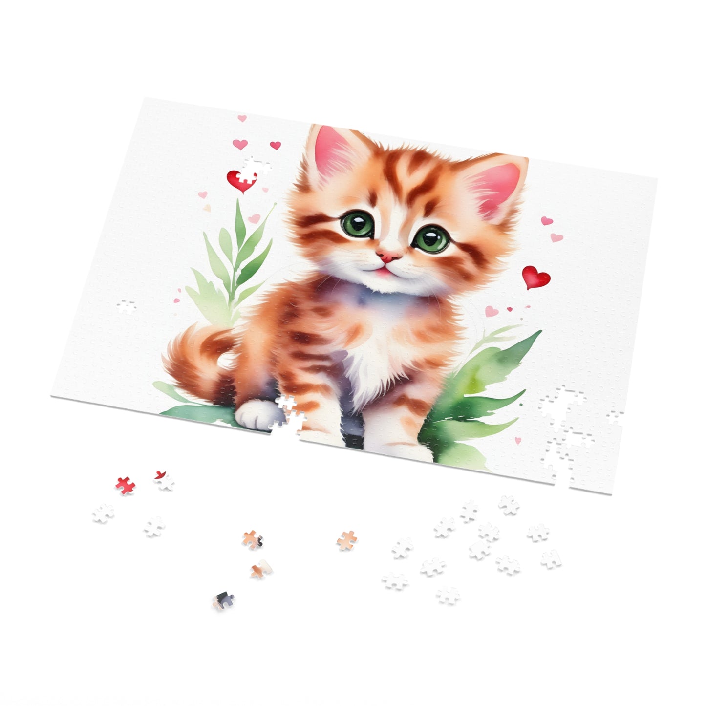 Jigsaw Puzzle, Cat, Personalised/Non-Personalised (30, 110, 252, 500,1000-Piece)