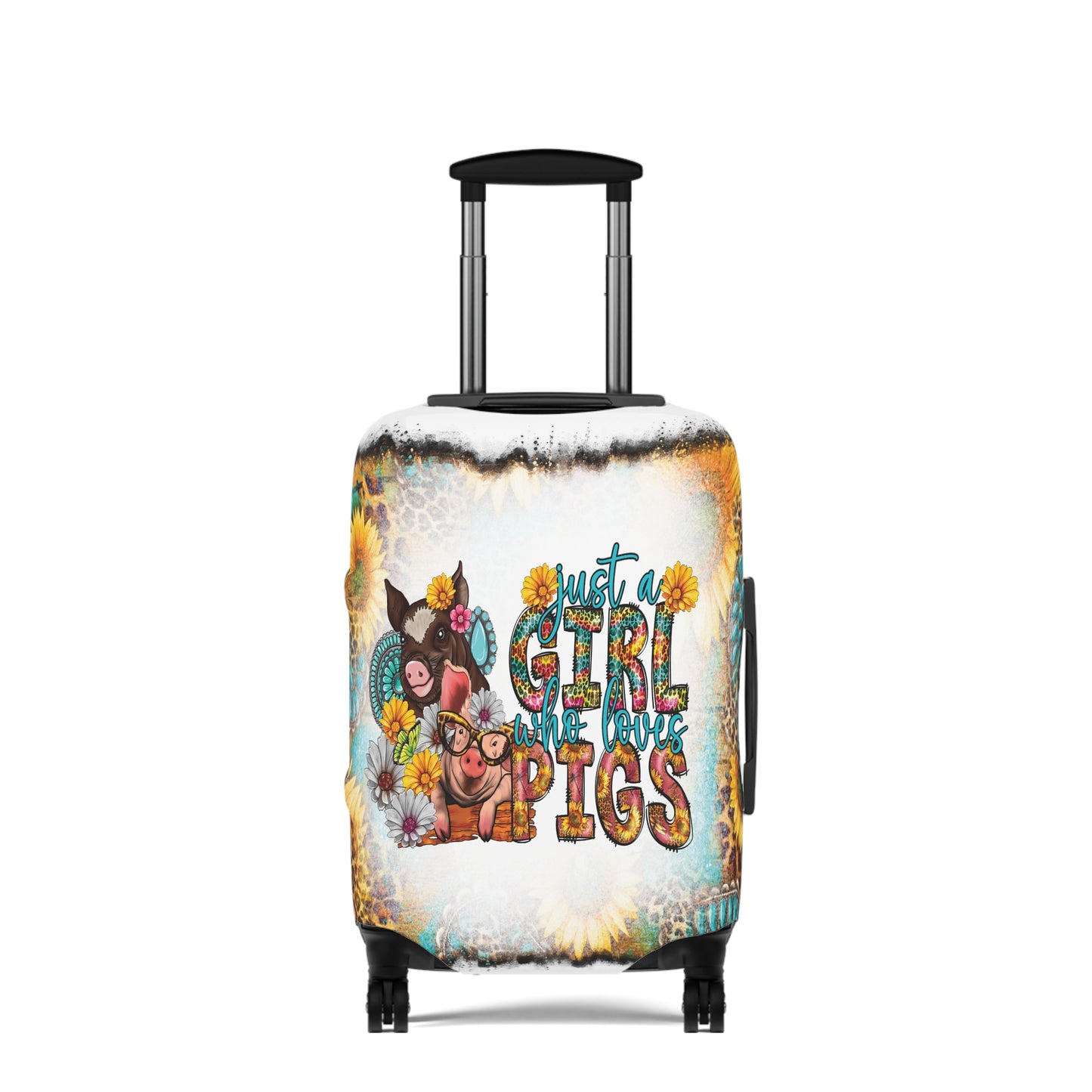 Luggage Cover, Country and Western, Just a Girl who Loves Pigs, awd-1024