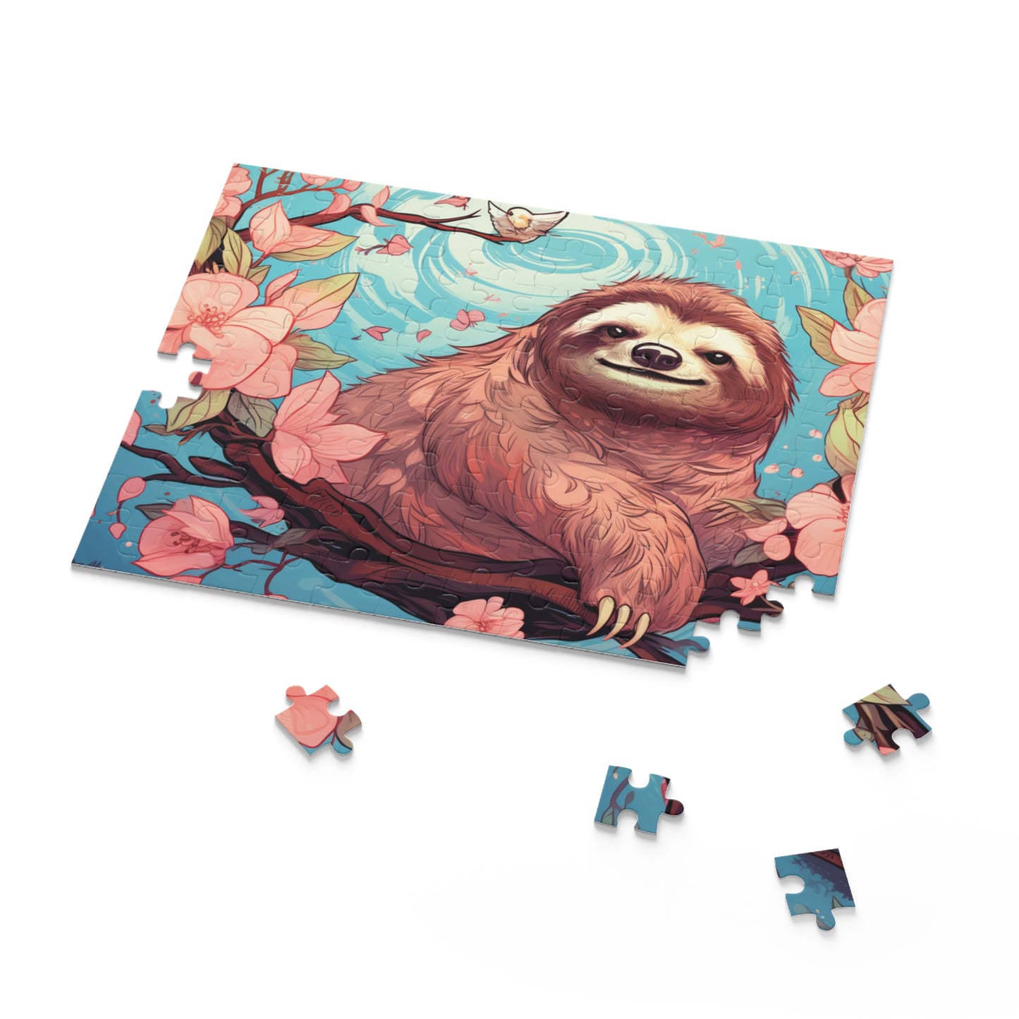 Personalised/Non-Personalised Puzzle, Sloth (120, 252, 500-Piece)