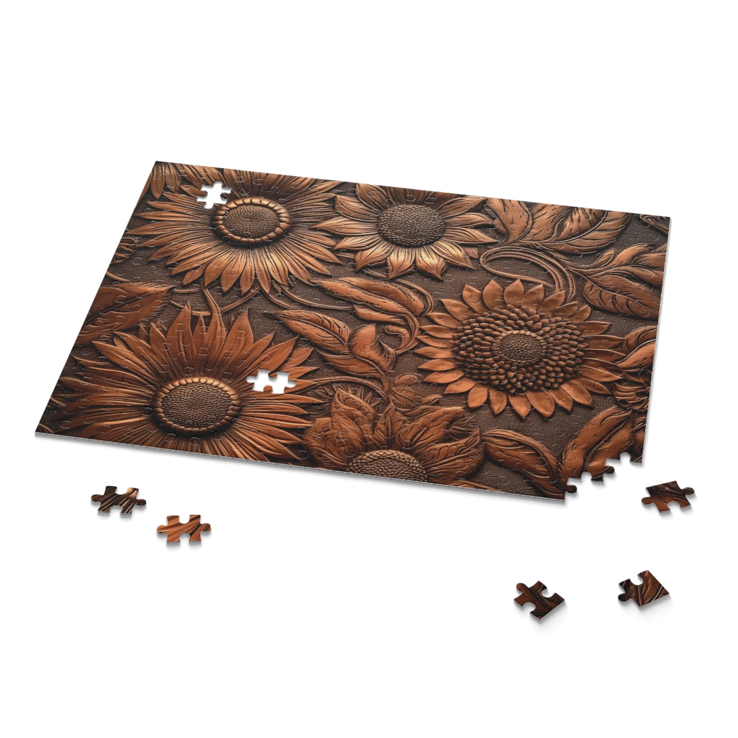 Personalised/Non-Personalised Puzzle, Floral (120, 252, 500-Piece)