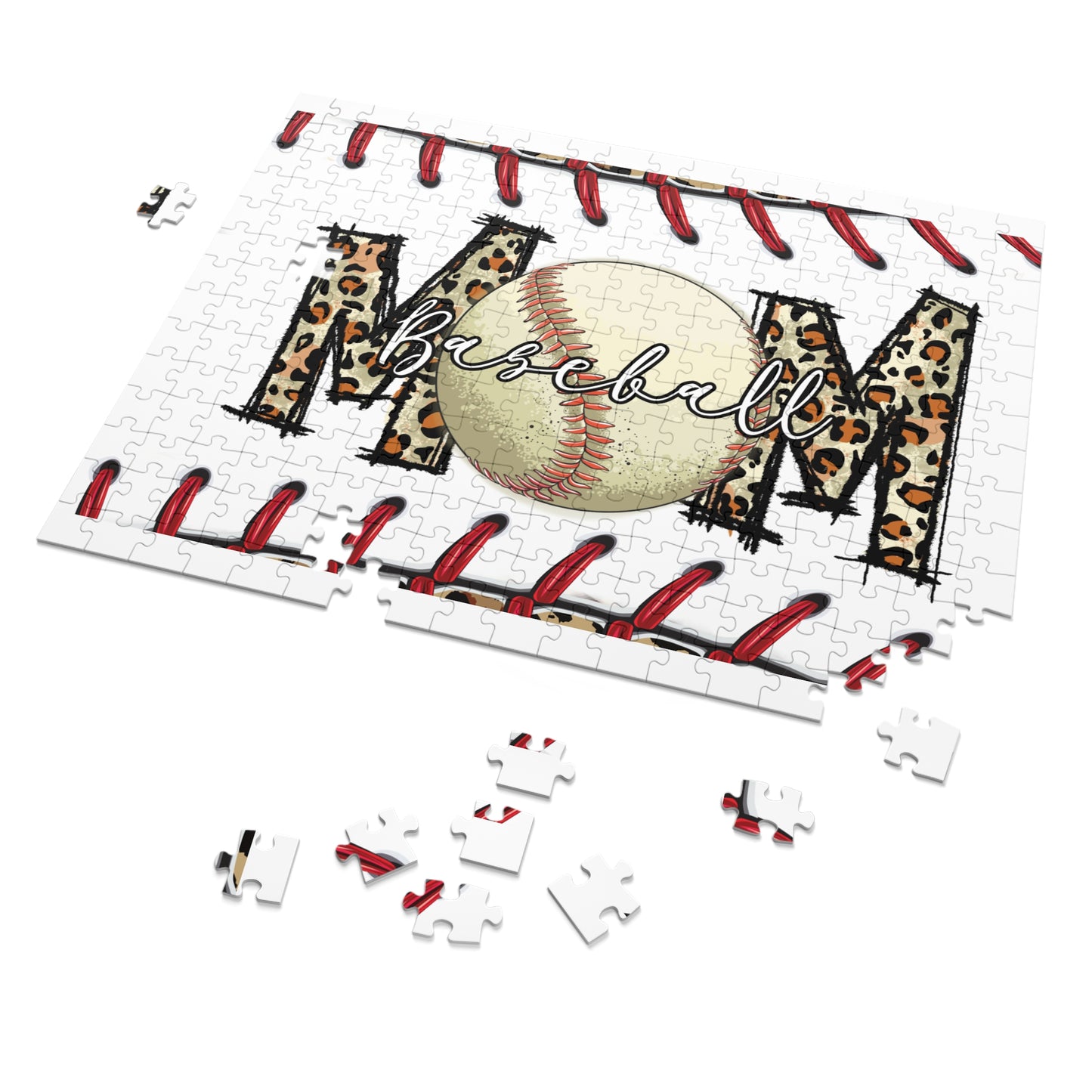 Puzzle, Baseball Mom, Personalised/Non-Personalised (30, 110, 252, 500,1000-Piece) awd-608