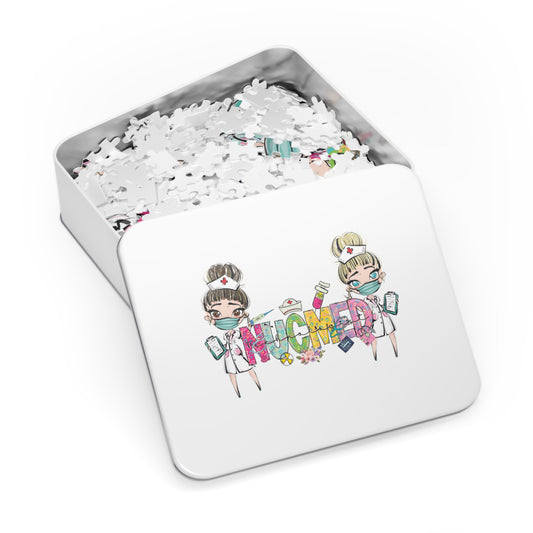 Jigsaw Puzzle, Christmas, NUCMED Nurse, Personalised/Non-Personalised (30, 110, 252, 500,1000-Piece)