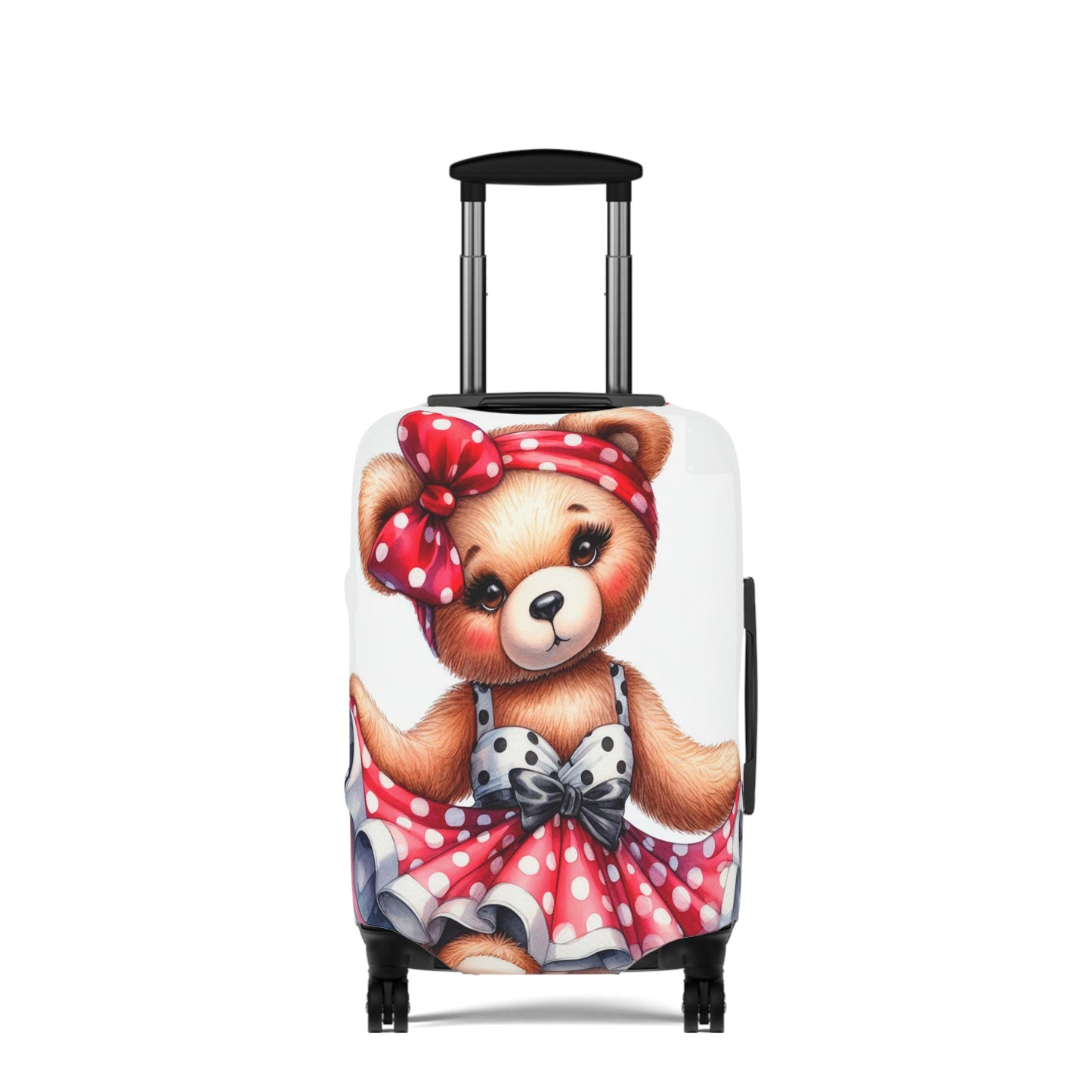 Luggage Cover, Rockabilly, Teddy Bear, awd-3031