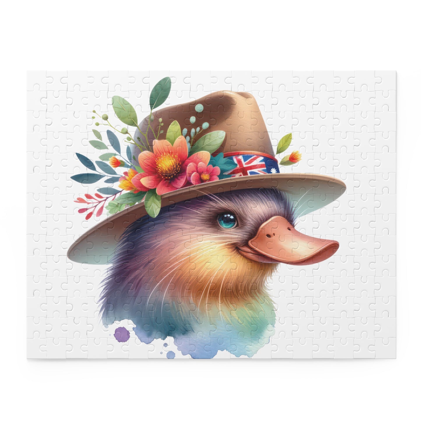 Personalised/Non-Personalised Puzzle, Platypus (120, 252, 500-Piece)