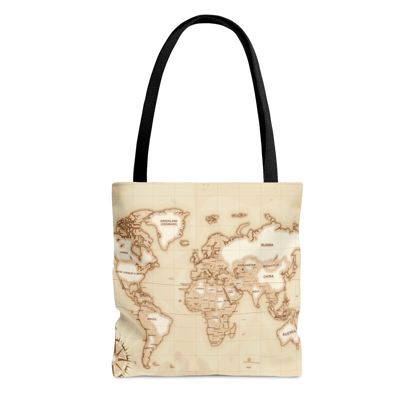 Tote Bag, World Map