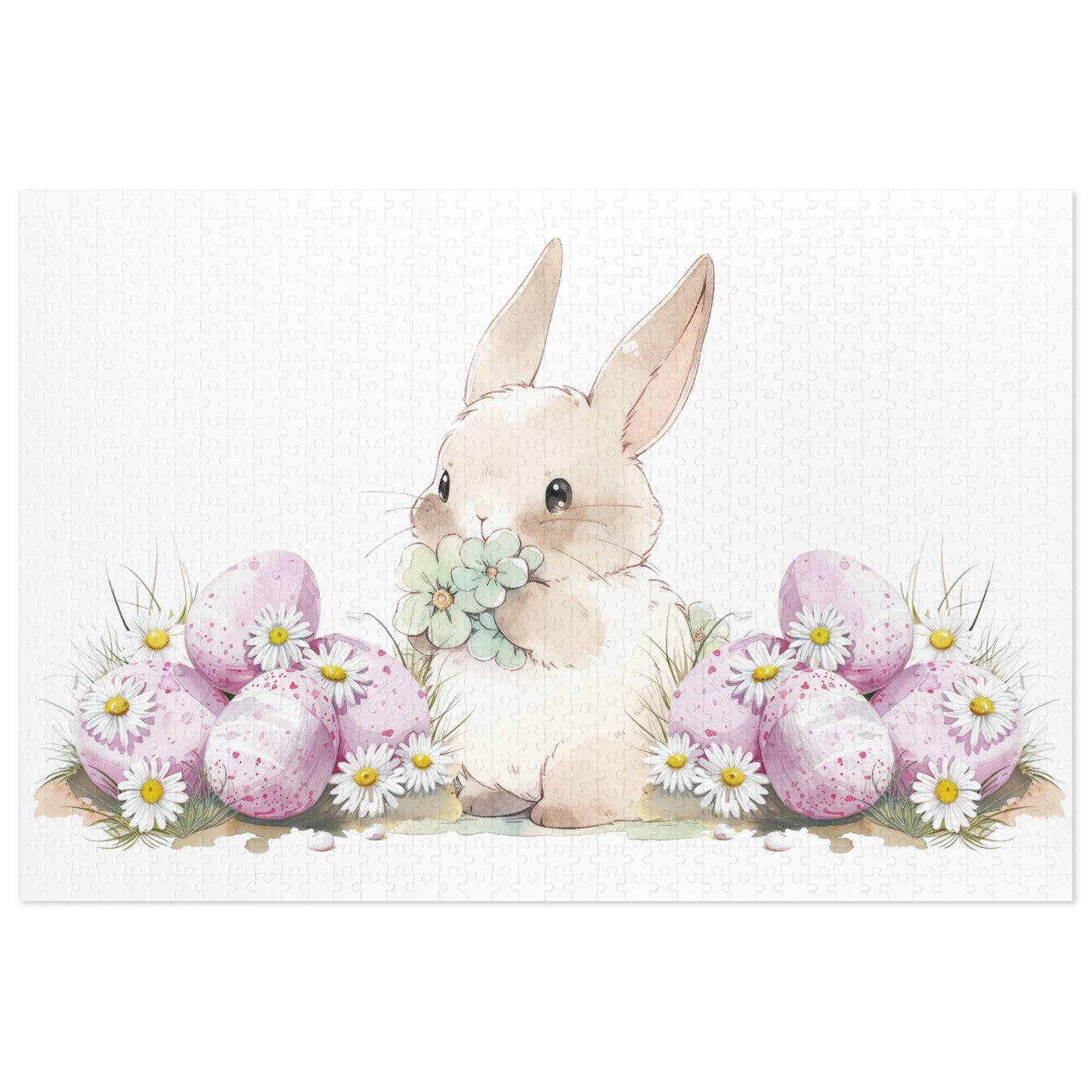 Jigsaw Puzzle, Easter, Easter Rabbit, Personalised/Non-Personalised (30, 110, 252, 500,1000-Piece)