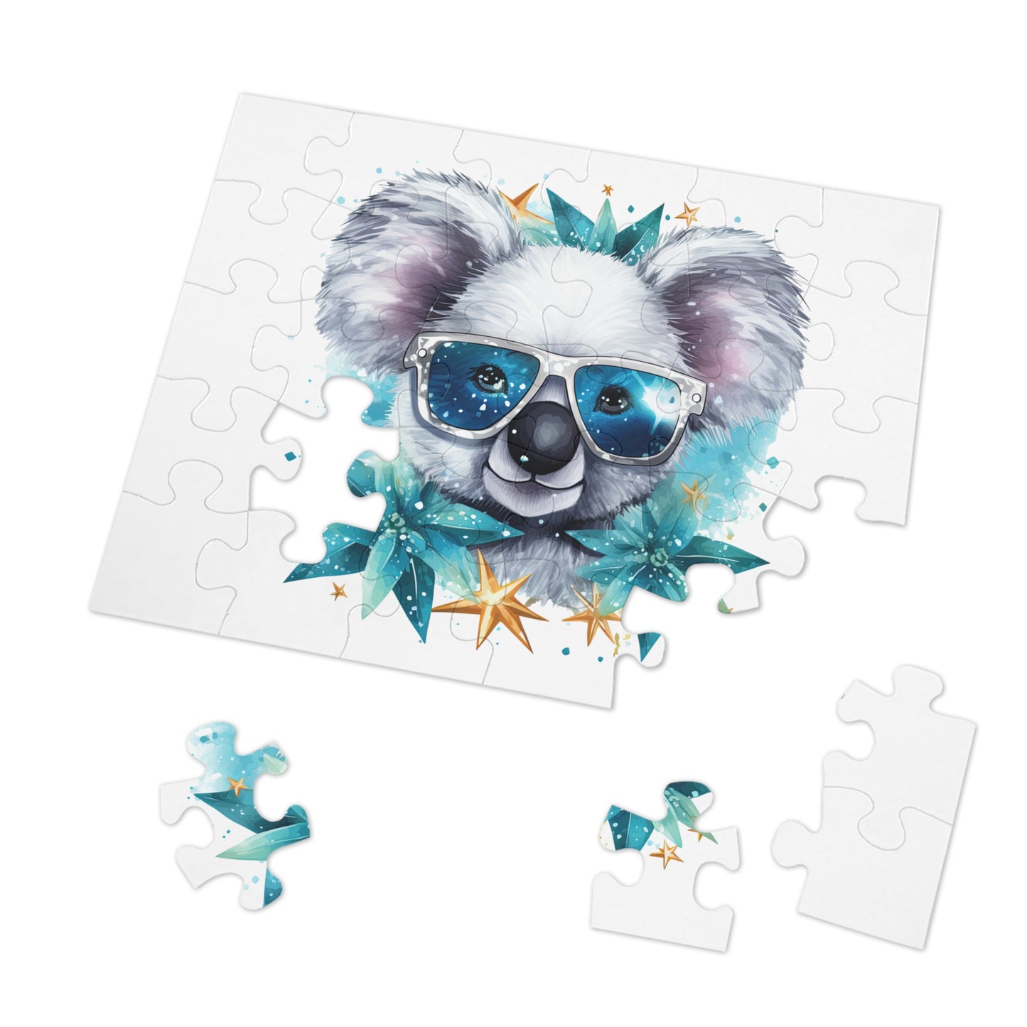 Jigsaw Puzzle in Tin, Australian Animals, Koala, Personalised/Non-Personalised, awd-510 (30, 110, 252, 500,1000-Piece)