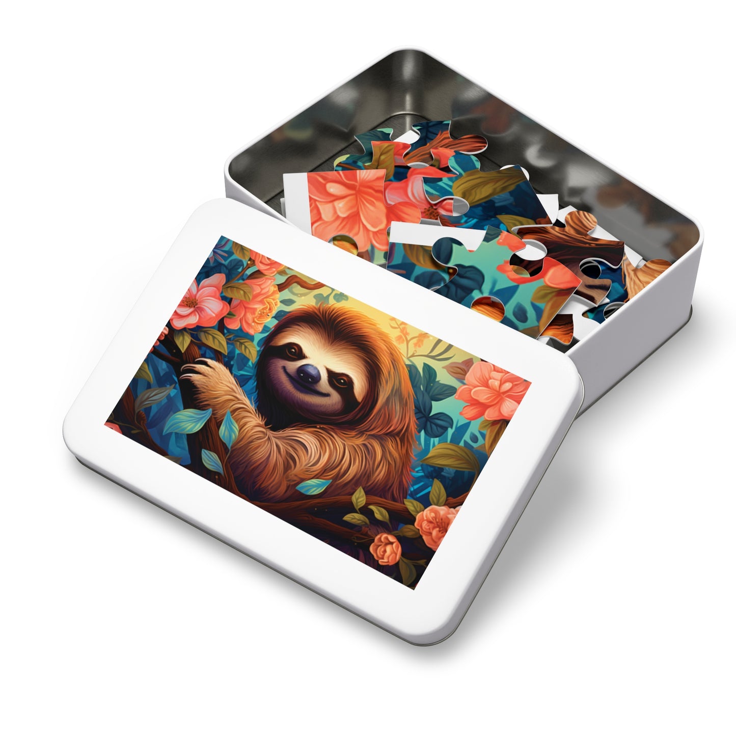 Jigsaw Puzzle, Sloth, Personalised/Non-Personalised (30, 110, 252, 500,1000-Piece)