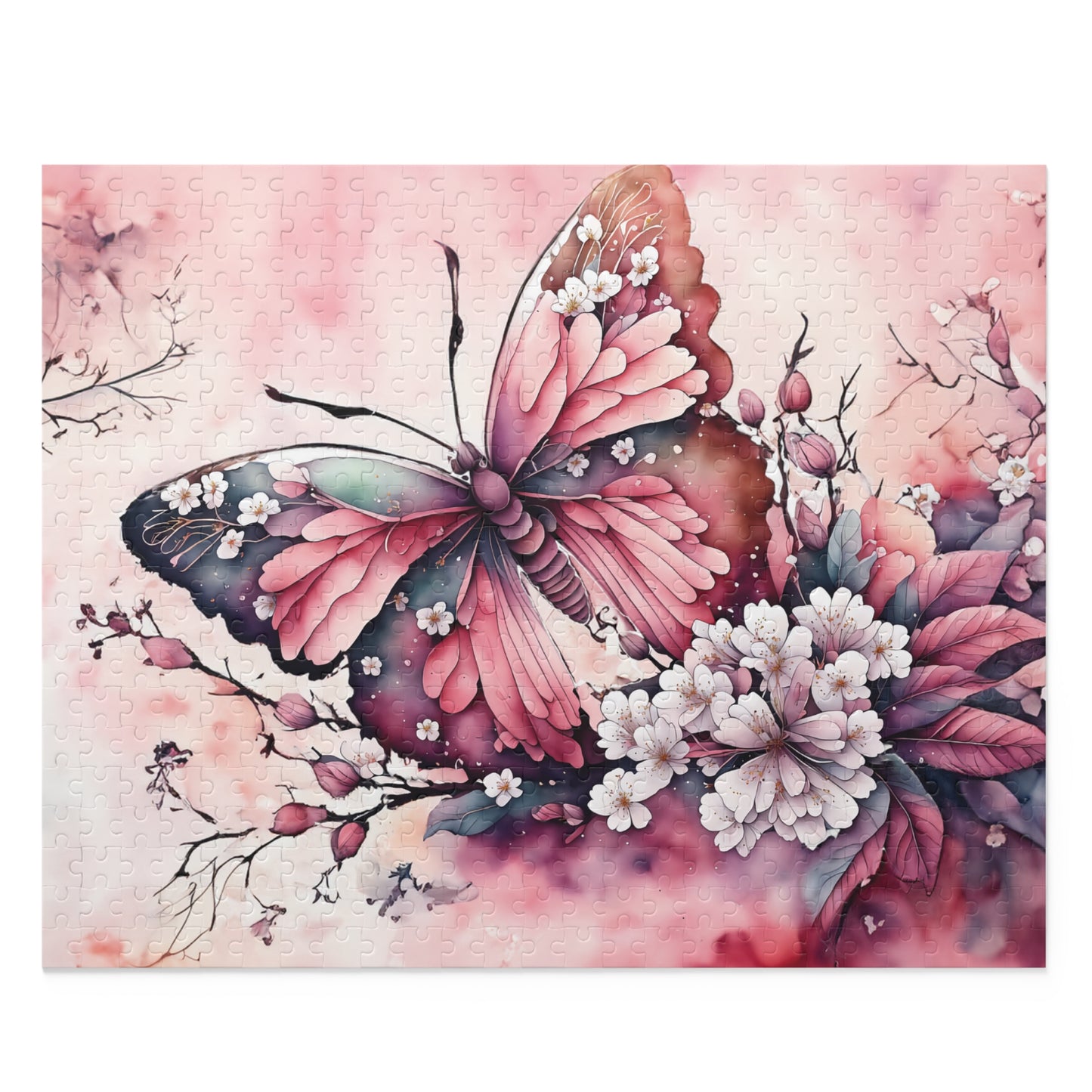 Personalised/Non-Personalised Puzzle, Butterfly Dreams (120, 252, 500-Piece)