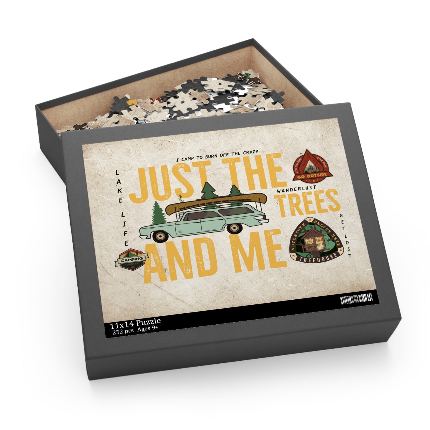 Puzzle, Camping, Just the trees and me (120, 252, 500-Piece) awd-664