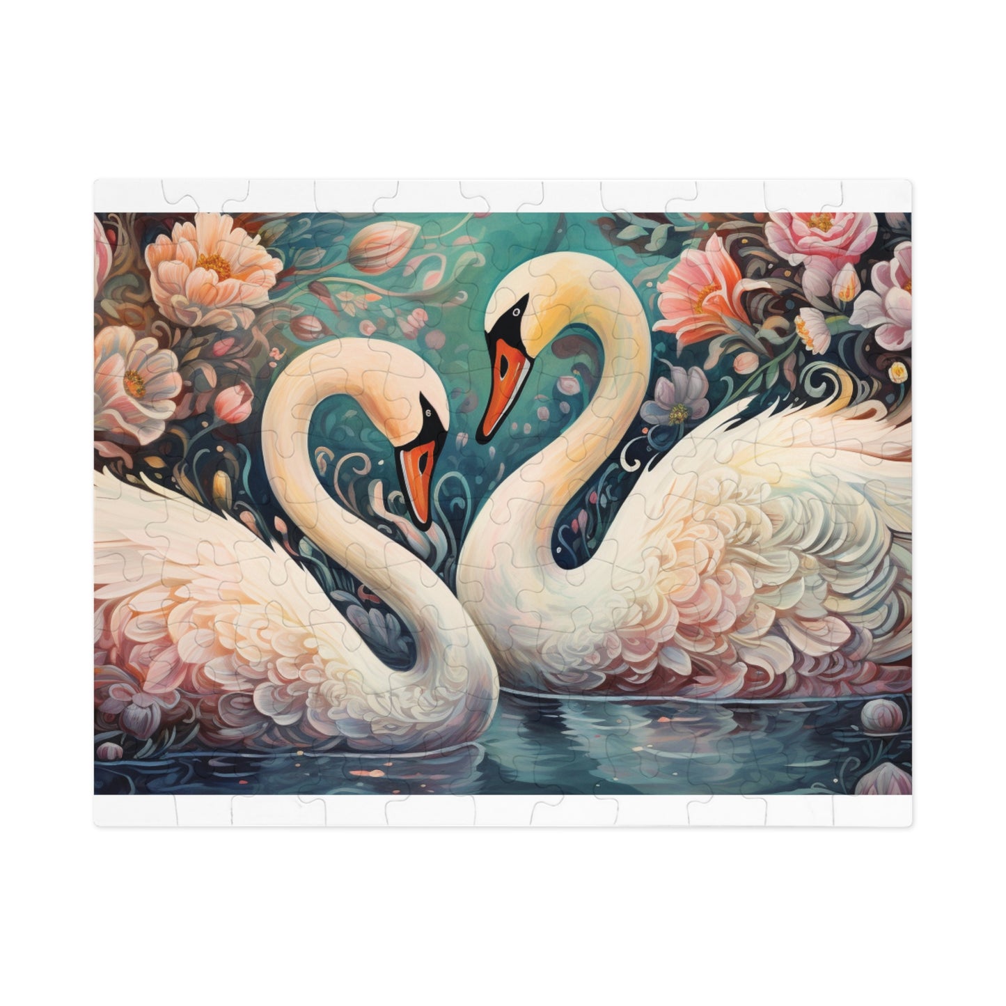 Jigsaw Puzzle, Swan, Personalised/Non-Personalised (30, 110, 252, 500,1000-Piece)