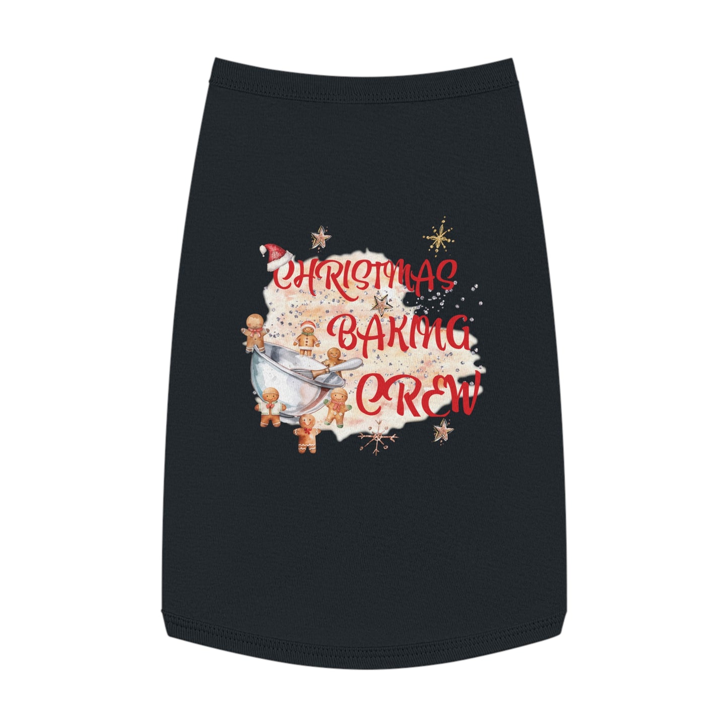 Pet Tank Top, Christmas Baking Crew, Christmas Pet Tank Top