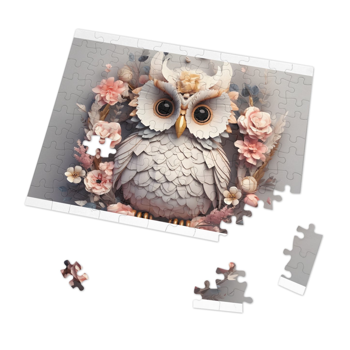 Jigsaw Puzzle, Owl, Personalised/Non-Personalised (30, 110, 252, 500,1000-Piece)