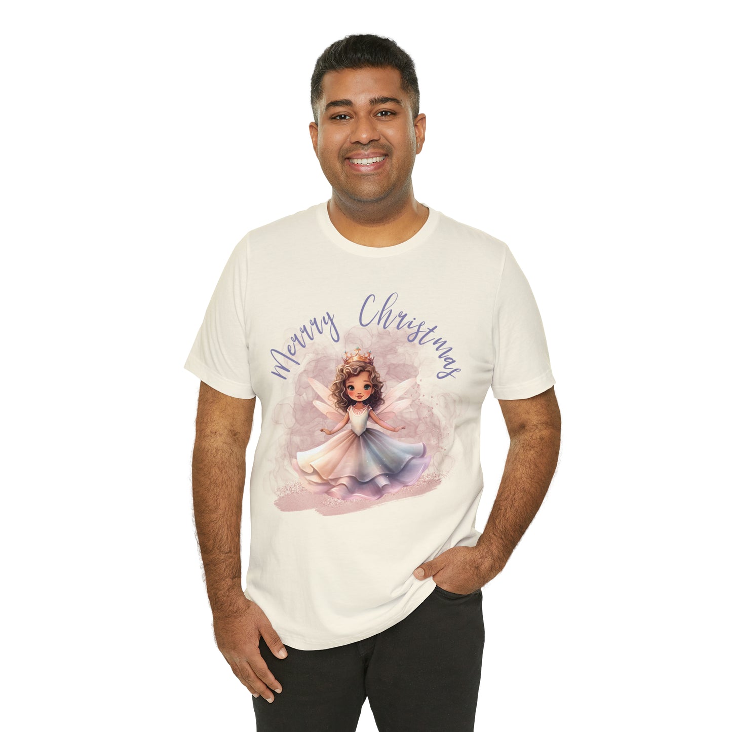 Unisex Jersey Short Sleeve Tee Christmas, Women's Fairy T-shirt - A0010