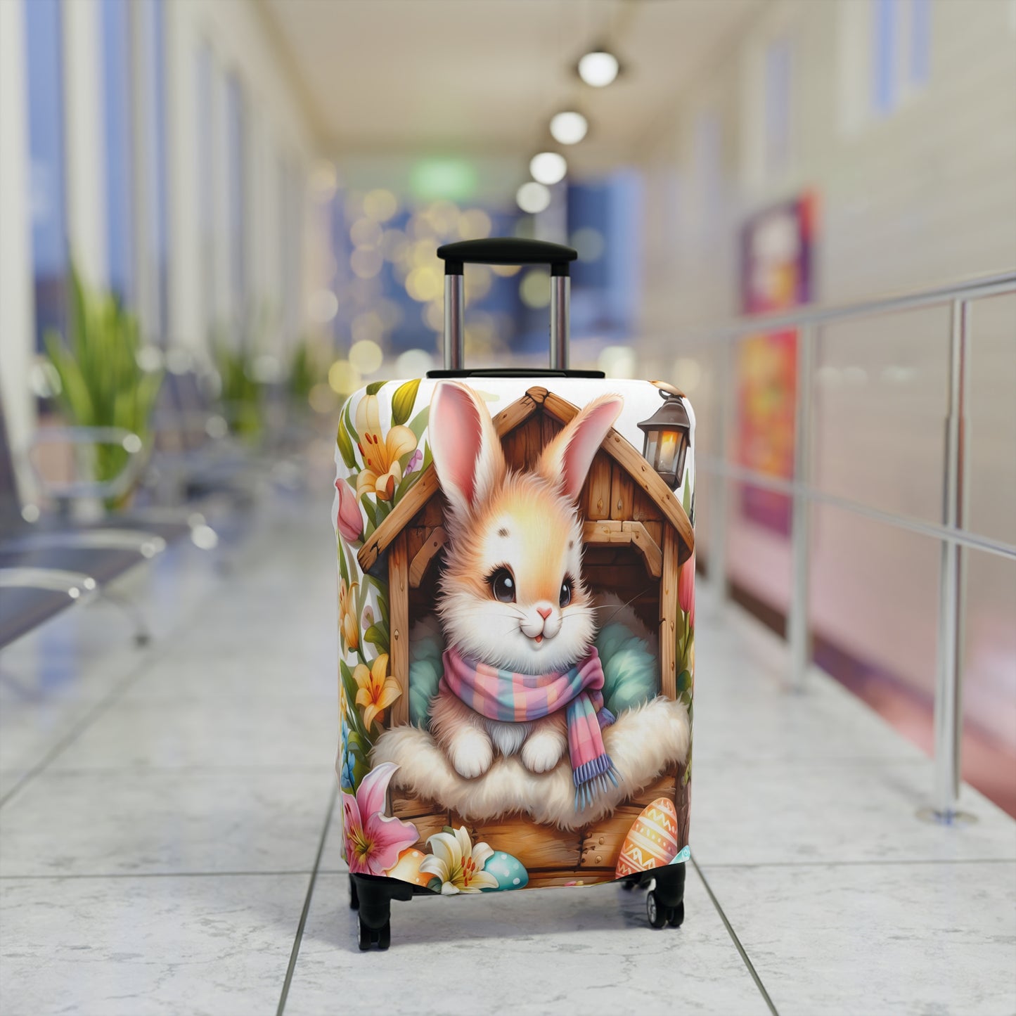 Luggage Cover, Easter, Rabbit, awd-1609