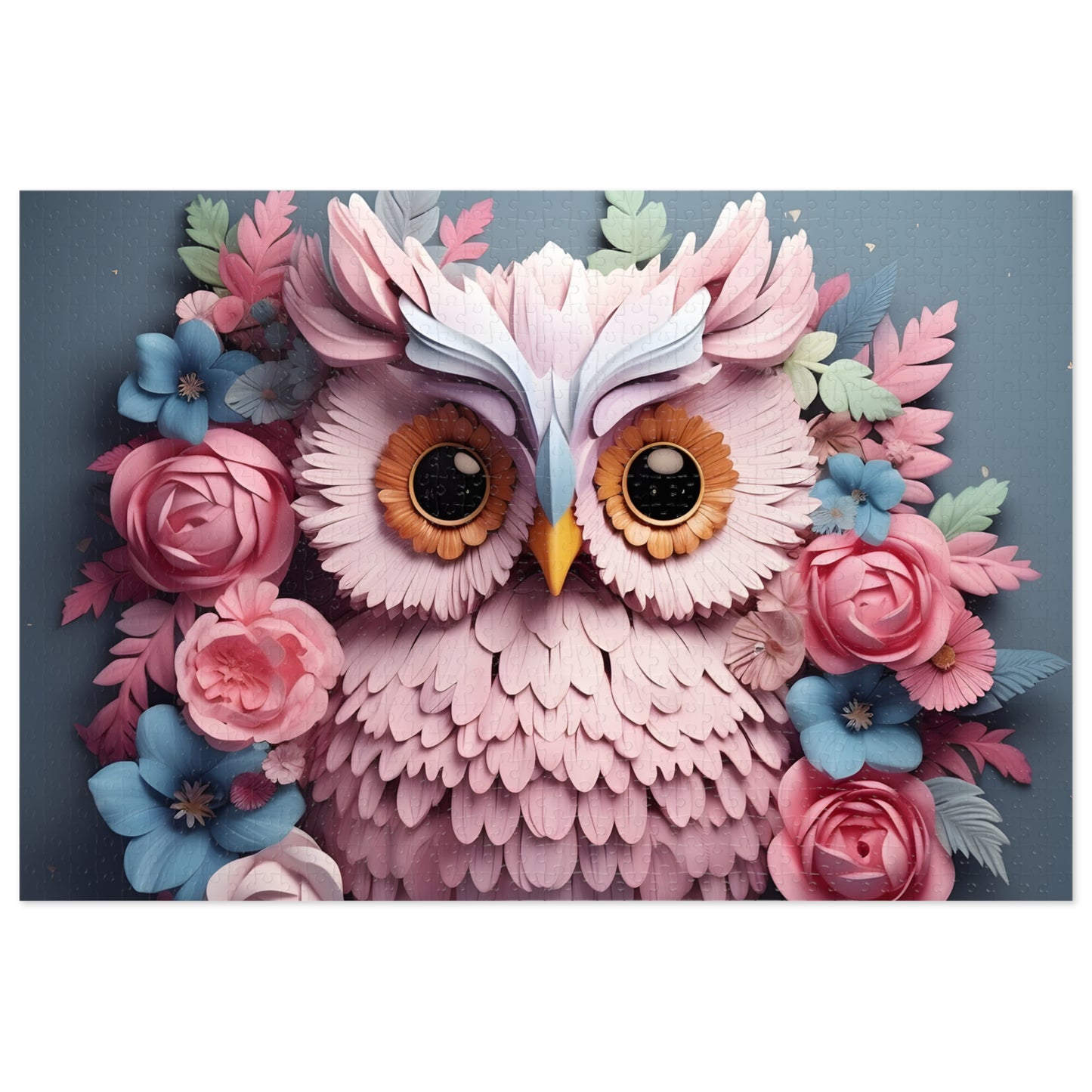 Jigsaw Puzzle, Owl, Personalised/Non-Personalised (30, 110, 252, 500,1000-Piece)