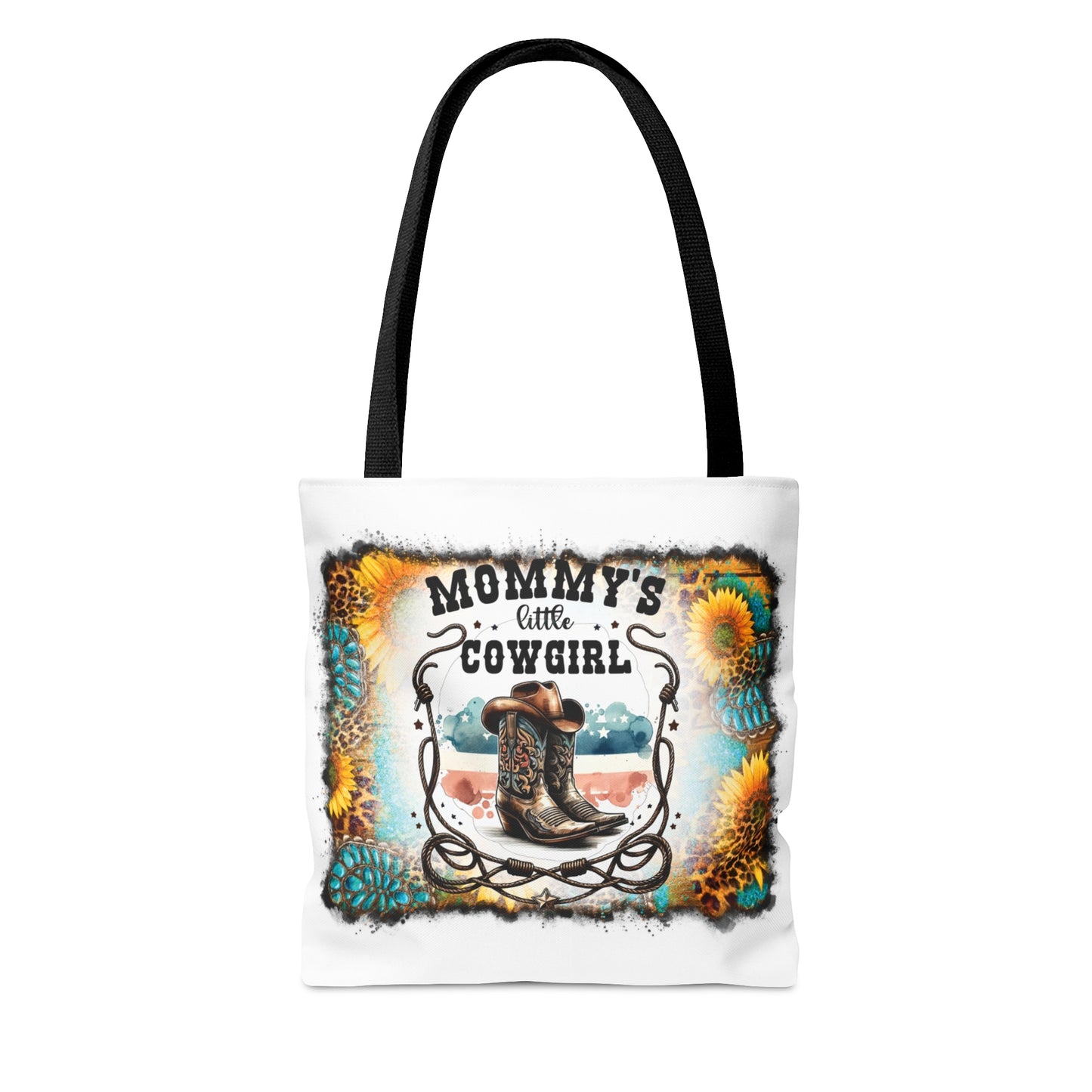 Tote Bag, Western, Momm'y Little Cowgirl