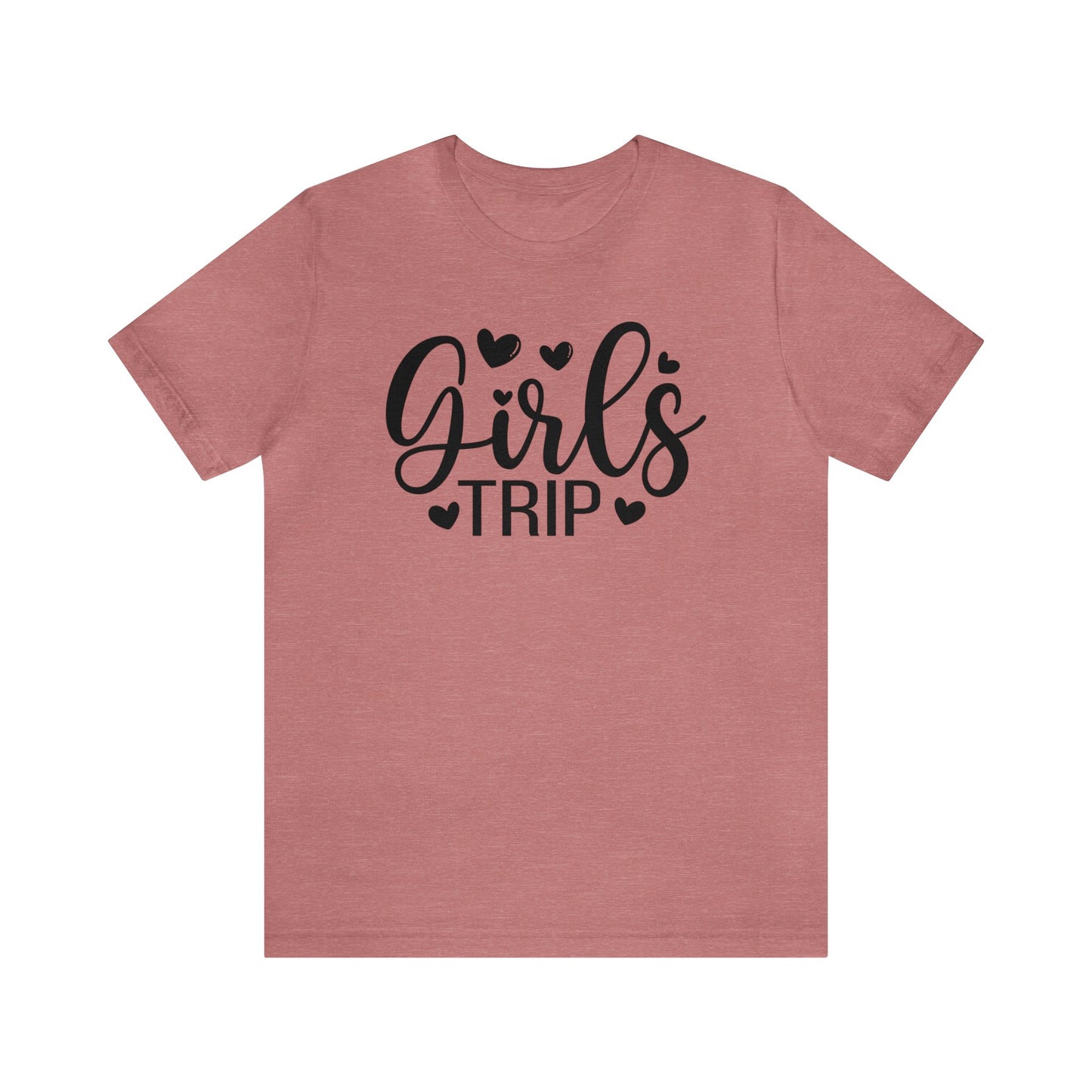 Unisex Adults Jersey Short Sleeve Tee, Cruise Tee, Girl's Trip, 100% Cotton, Light Fabric 142 g/m²