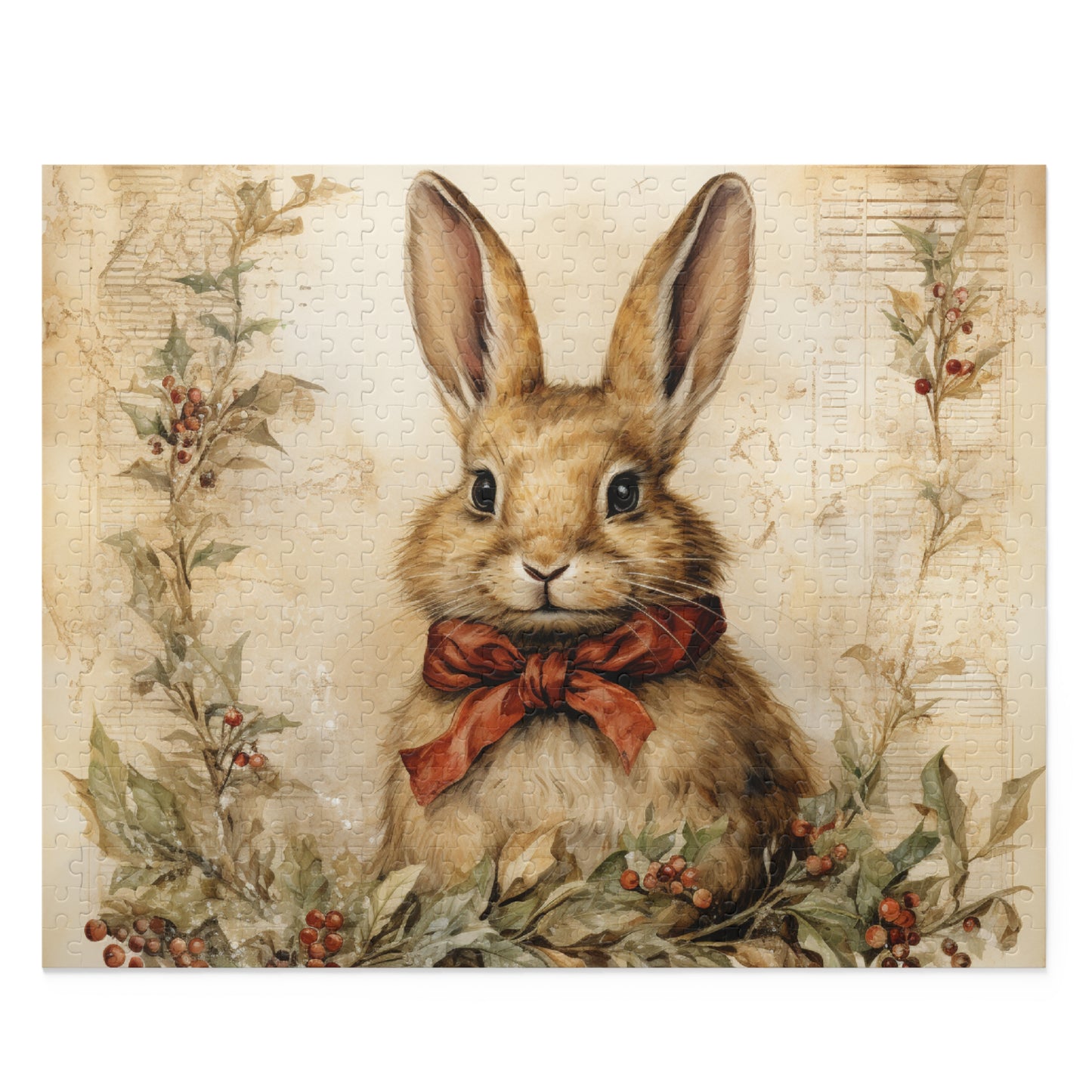 Personalised/Non-Personalised Puzzle, Rabbit (120, 252, 500-Piece)