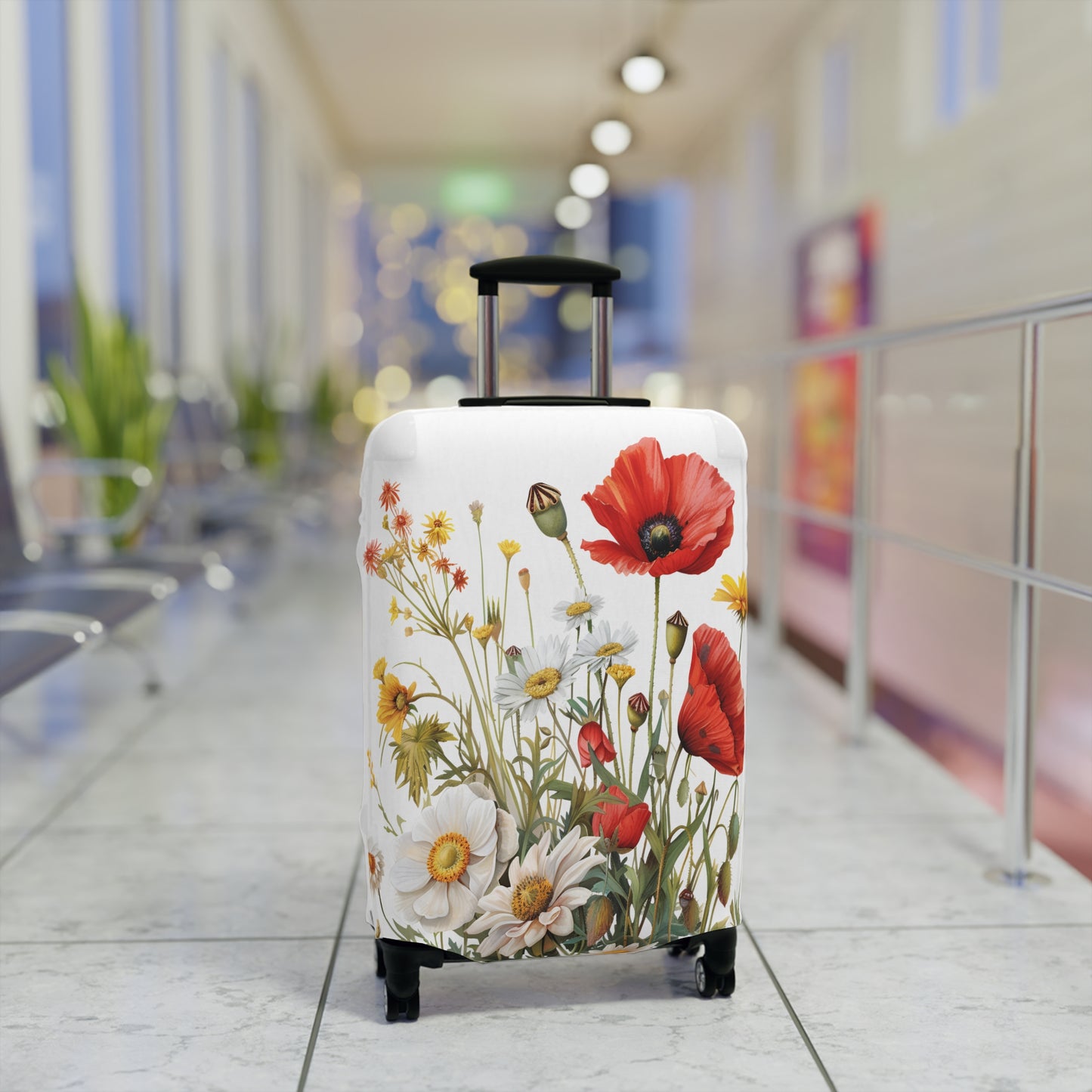 Luggage Cover, Floral, Wildflowers, awd-3043