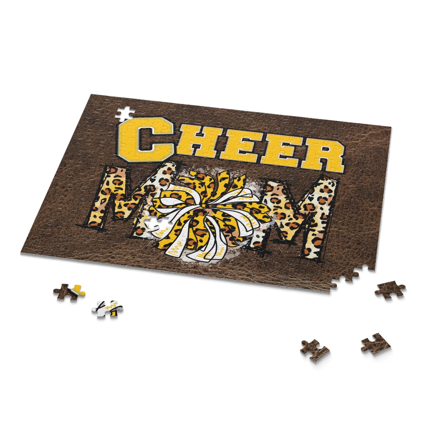 Personalised/Non-Personalised Puzzle, Cheer Mom (120, 252, 500-Piece)