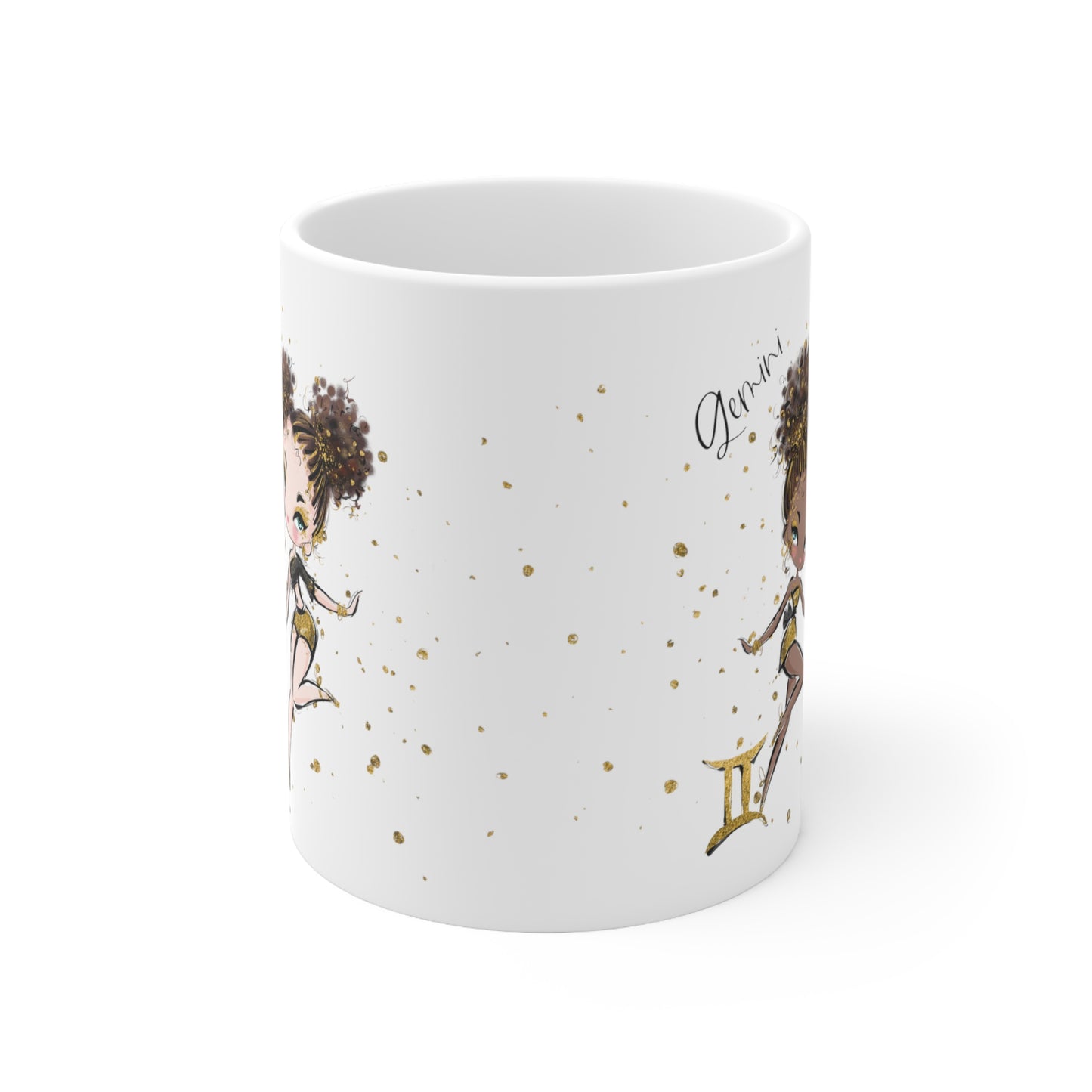 Personalised/Non Personalised Zodiac Sign, Gemini, Ceramic Mug 11oz