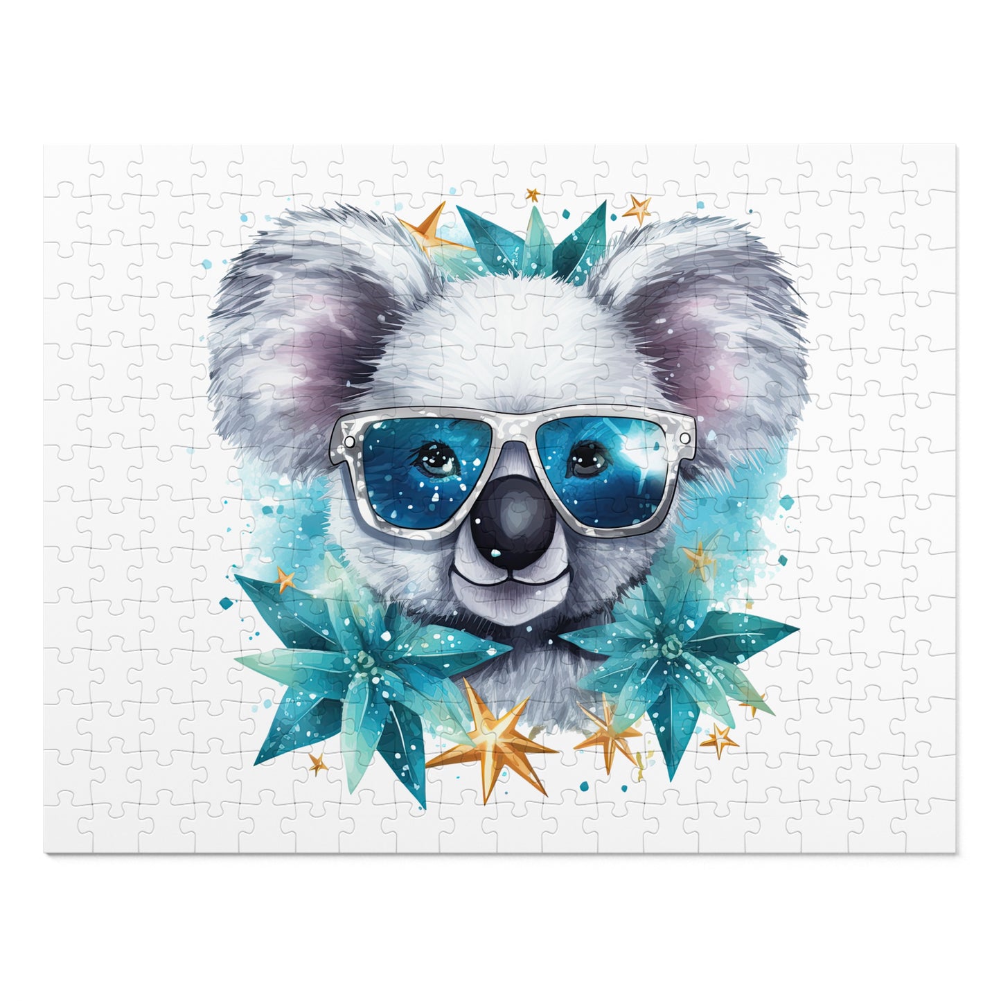 Jigsaw Puzzle in Tin, Australian Animals, Koala, Personalised/Non-Personalised, awd-510 (30, 110, 252, 500,1000-Piece)