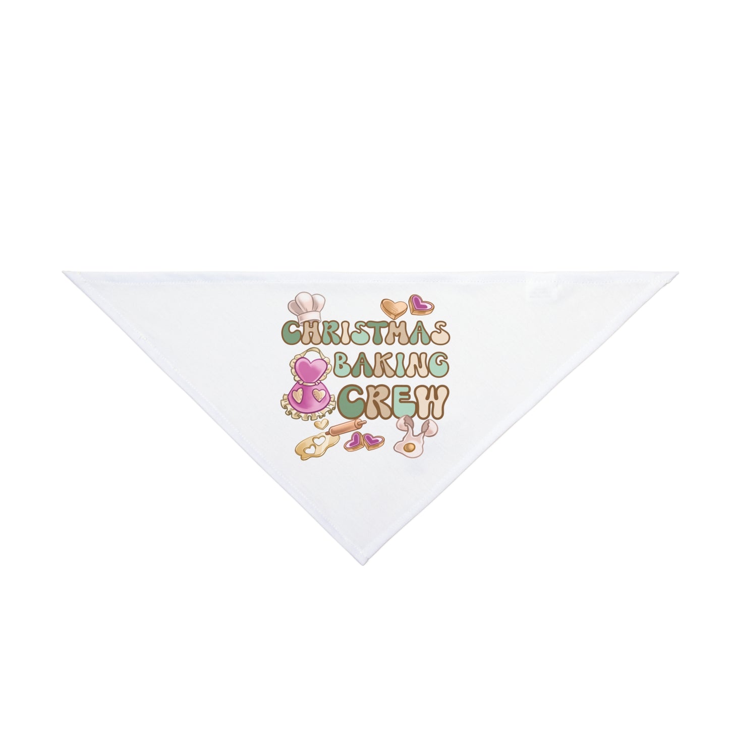 Bandana, Christmas Baking Crew, Christmas Pet Bandana