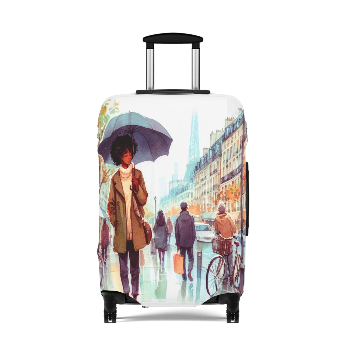 Luggage Cover, Just a Girl Who loves Travelling, awd-2111